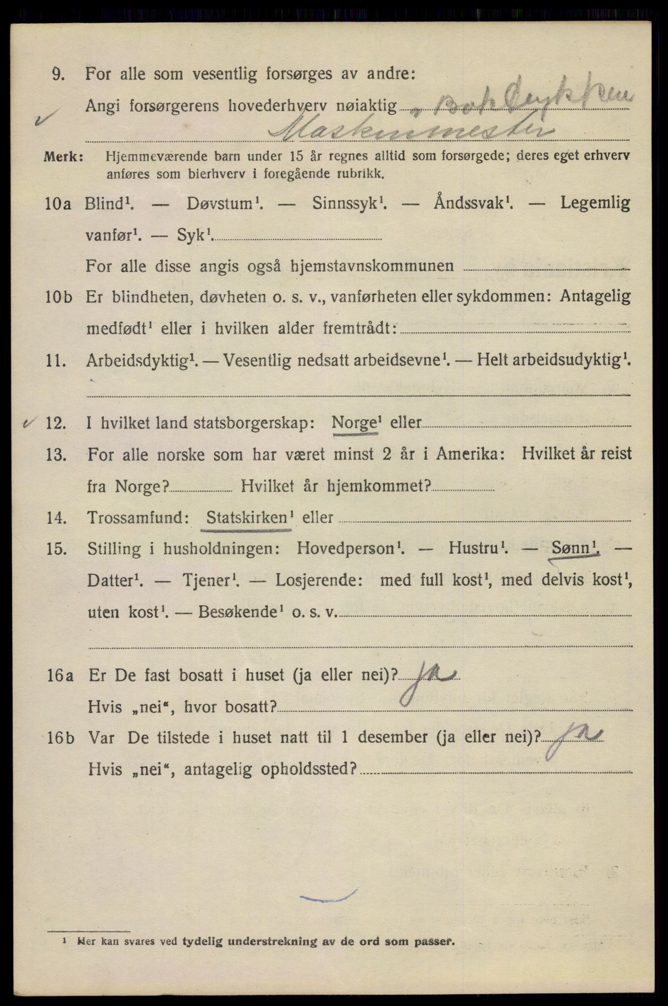 SAO, 1920 census for Kristiania, 1920, p. 392460