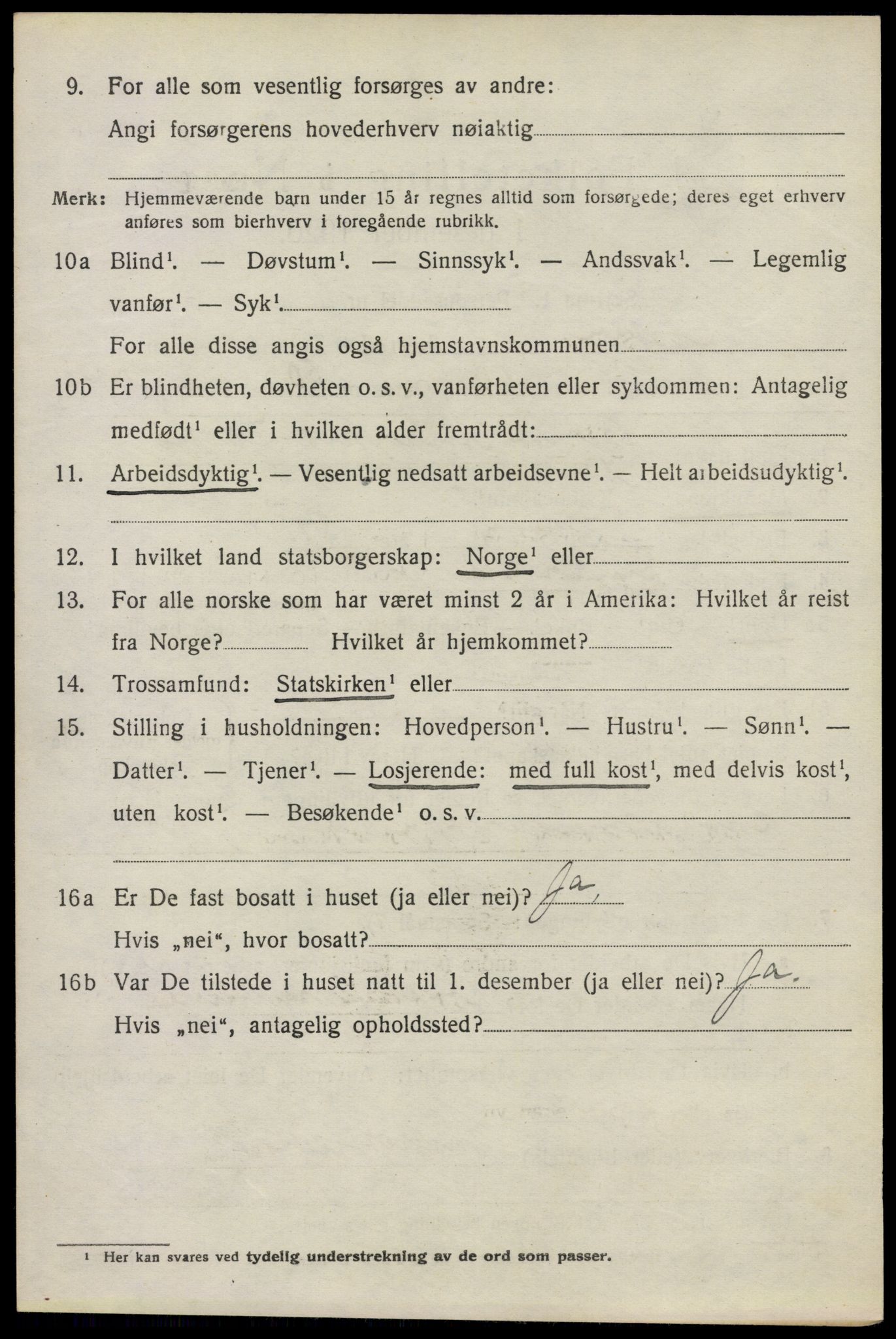 SAO, 1920 census for Asker, 1920, p. 3523