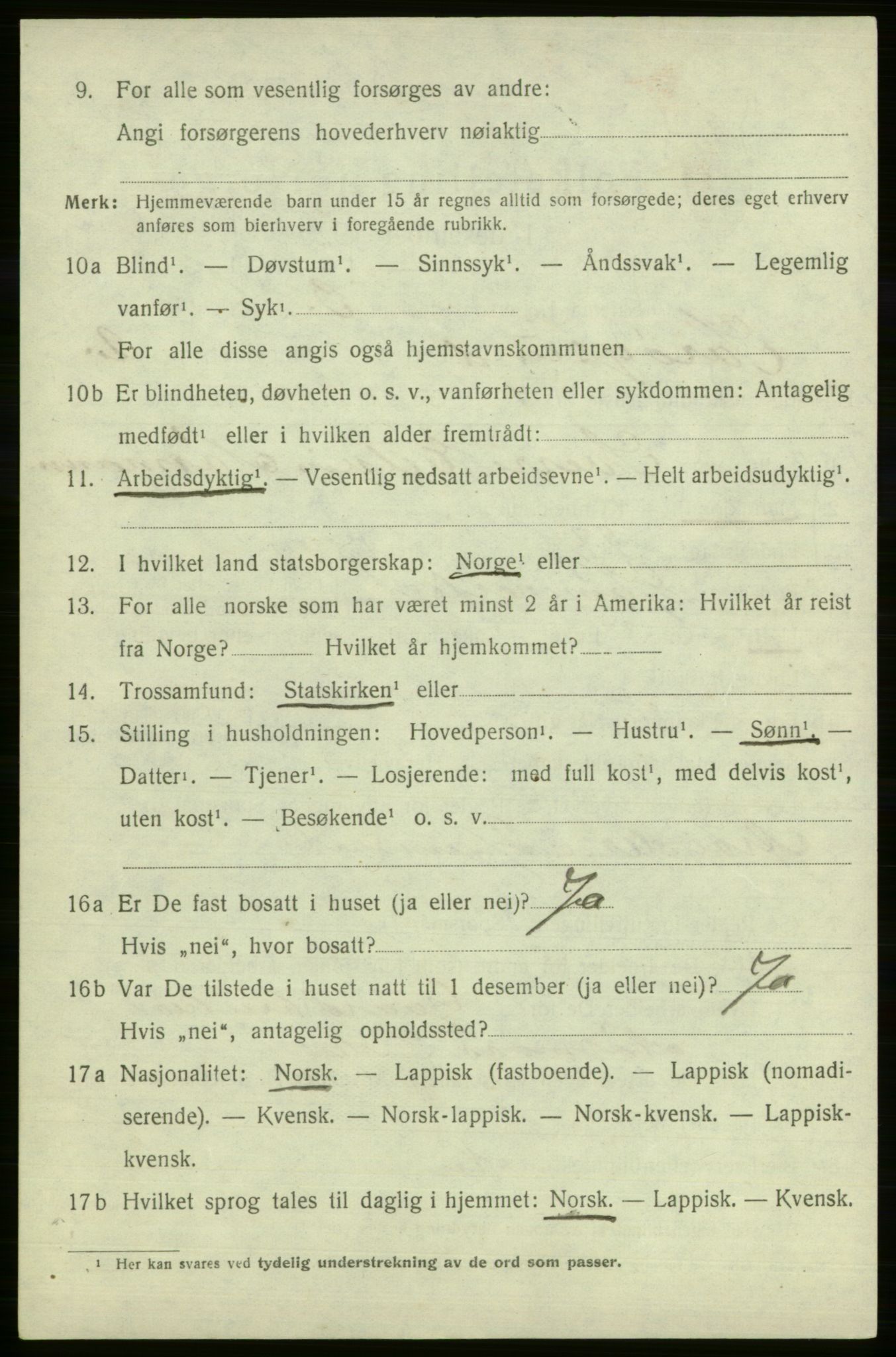 SATØ, 1920 census for Sørøysund rural district, 1920, p. 663