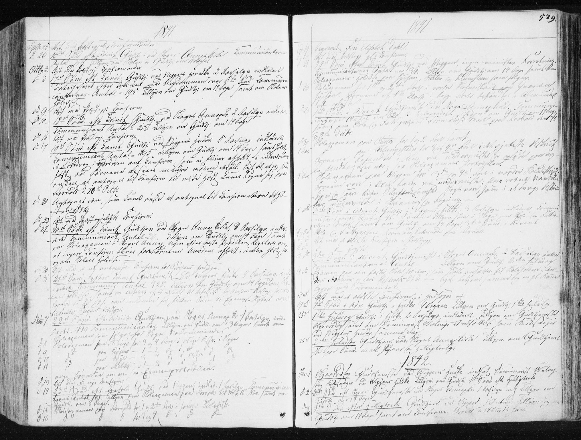 Ministerialprotokoller, klokkerbøker og fødselsregistre - Sør-Trøndelag, SAT/A-1456/665/L0771: Parish register (official) no. 665A06, 1830-1856, p. 579