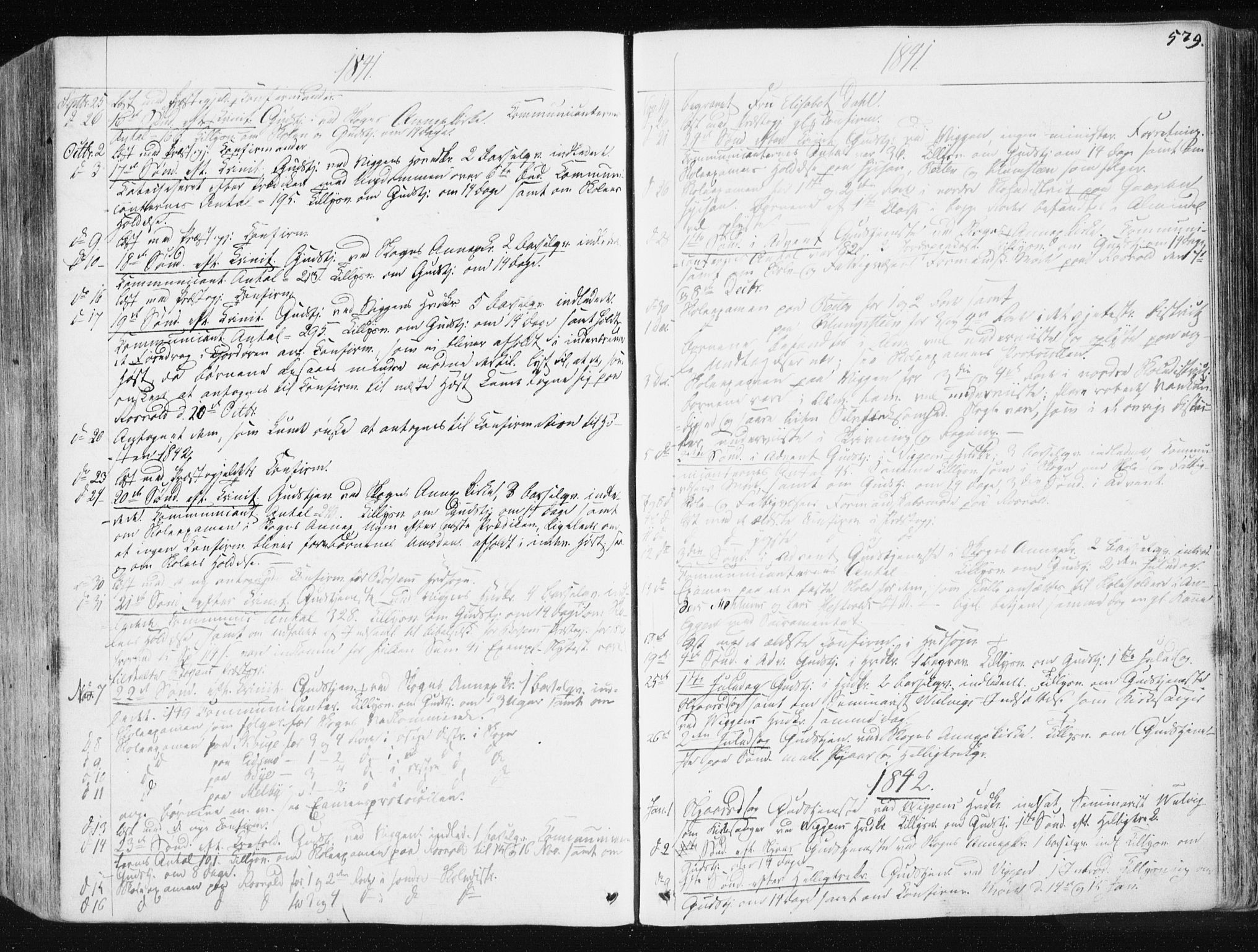 Ministerialprotokoller, klokkerbøker og fødselsregistre - Sør-Trøndelag, AV/SAT-A-1456/665/L0771: Parish register (official) no. 665A06, 1830-1856, p. 579