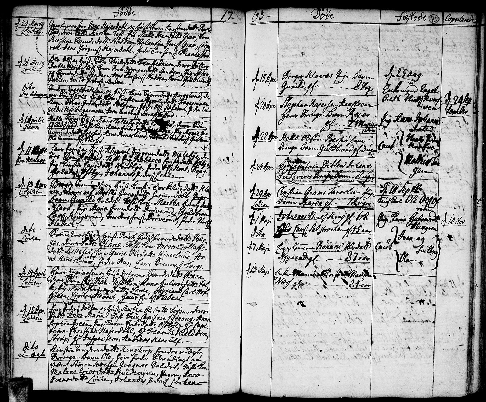 Høland prestekontor Kirkebøker, SAO/A-10346a/F/Fa/L0004: Parish register (official) no. I 4, 1757-1780, p. 73