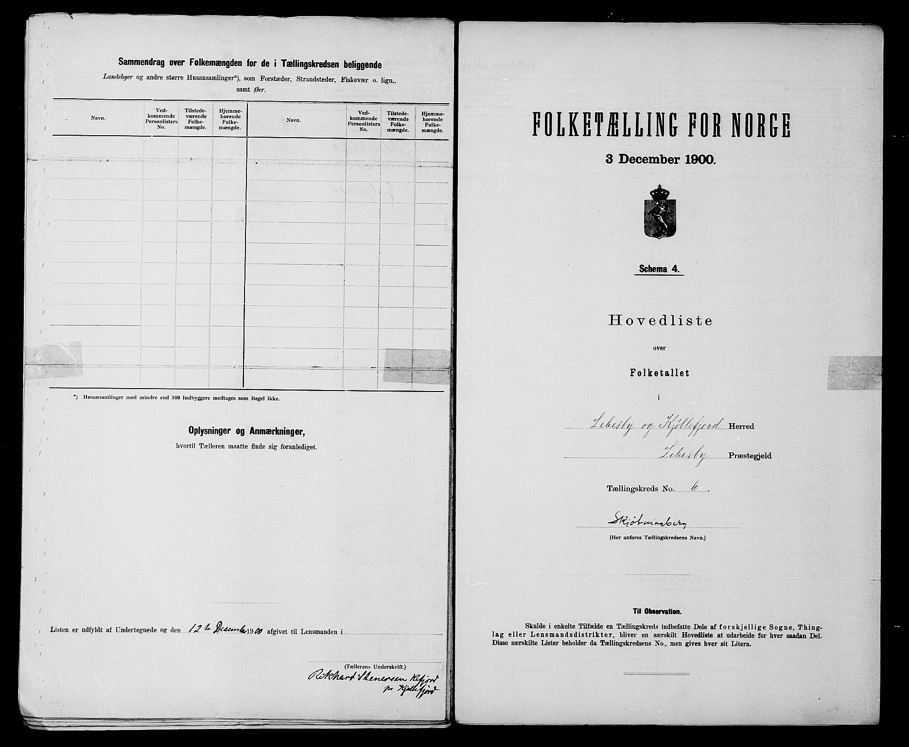 SATØ, 1900 census for Lebesby, 1900, p. 16