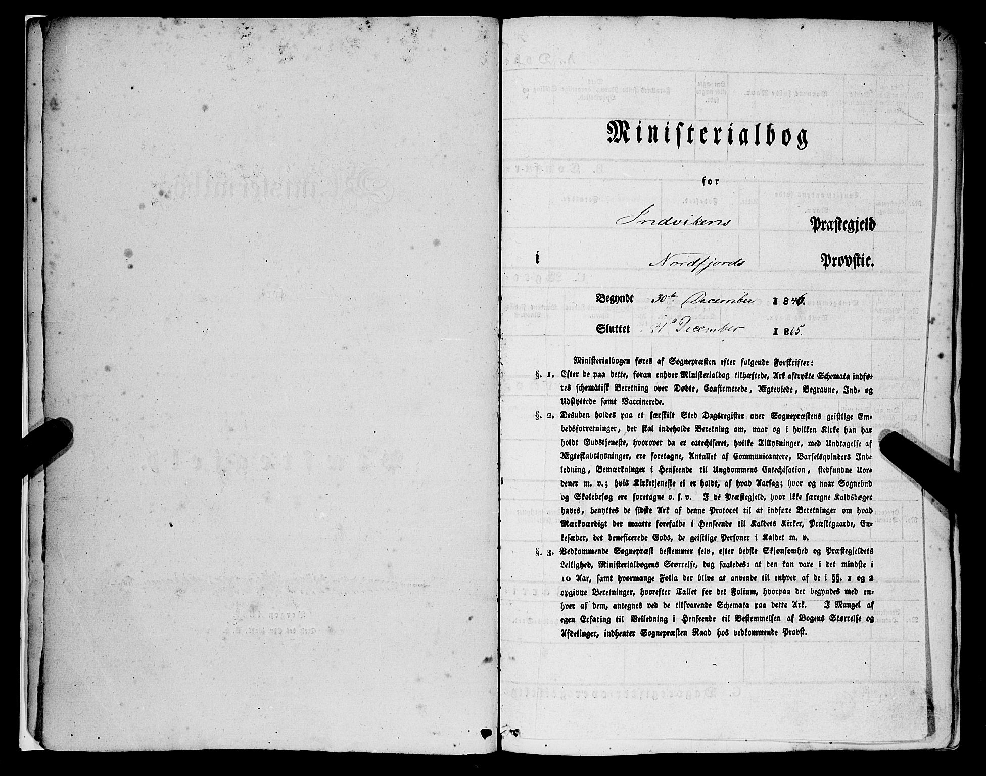 Innvik sokneprestembete, AV/SAB-A-80501: Parish register (official) no. A 5, 1847-1865