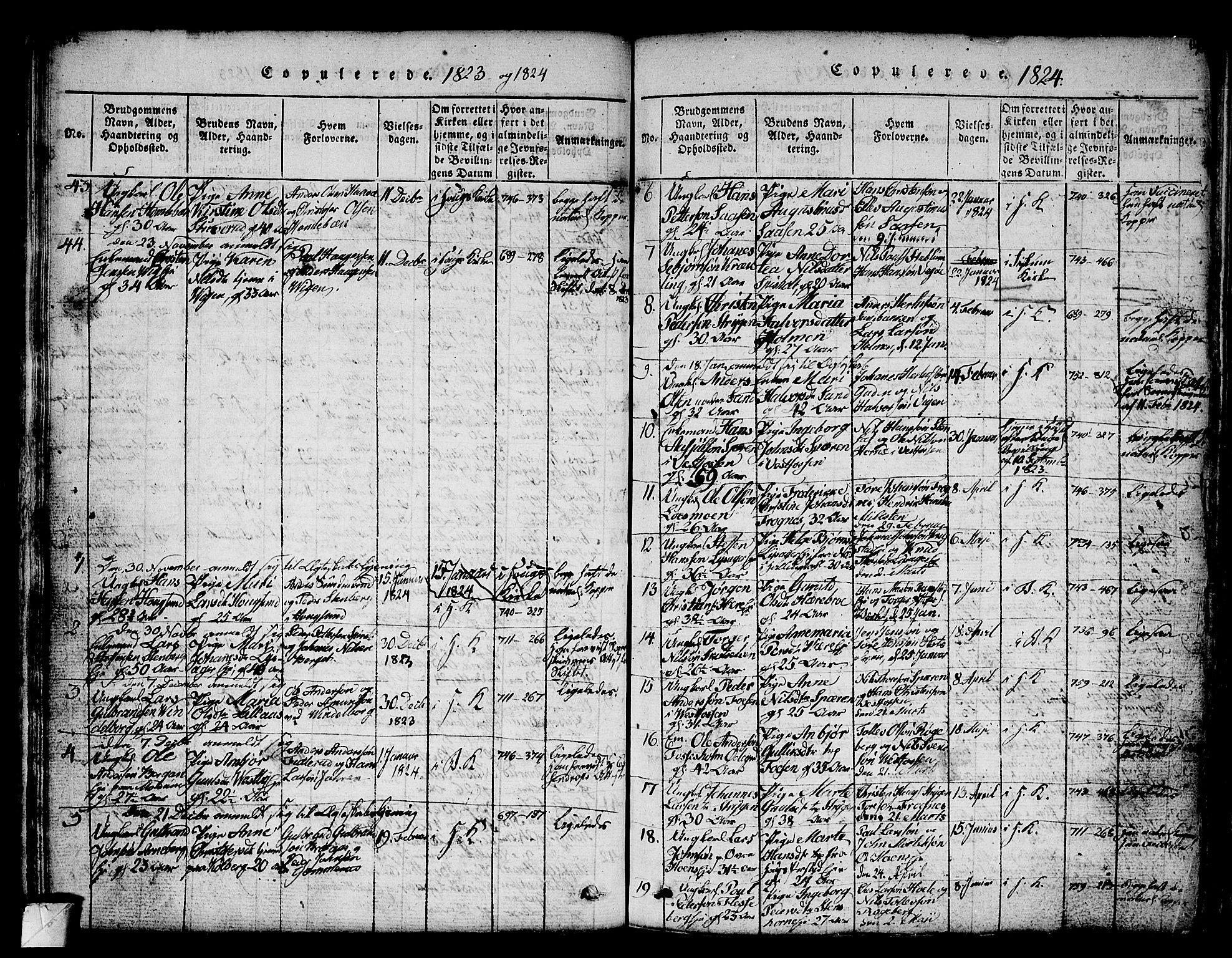 Eiker kirkebøker, AV/SAKO-A-4/G/Ga/L0001: Parish register (copy) no. I 1, 1814-1832, p. 432-433