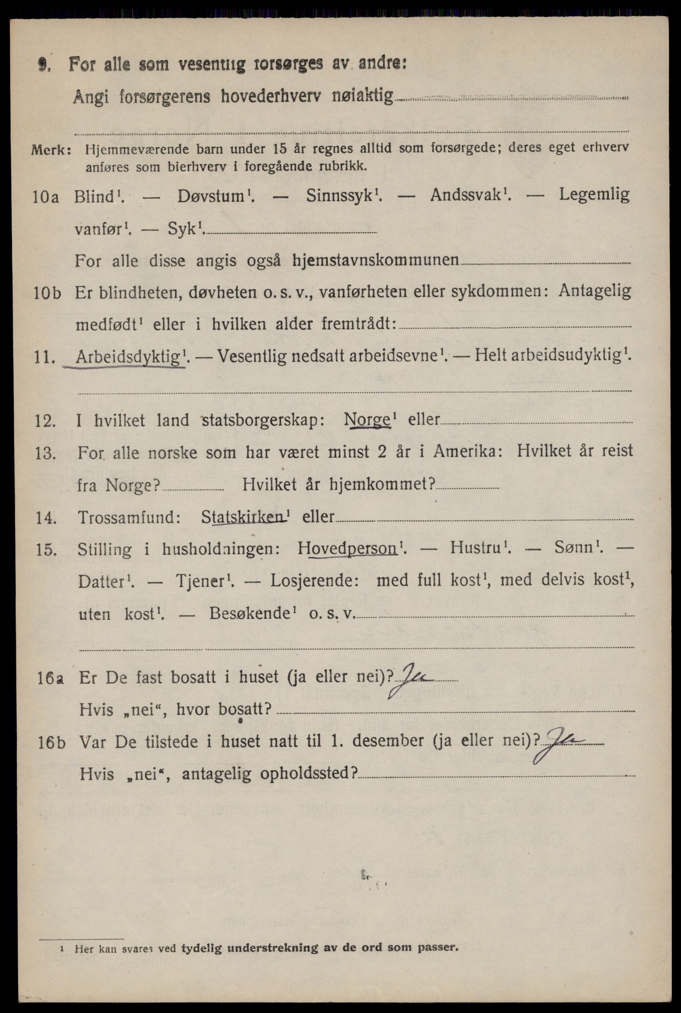 SAKO, 1920 census for Rauland, 1920, p. 615