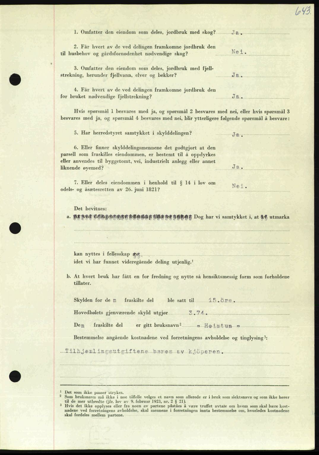 Nordmøre sorenskriveri, AV/SAT-A-4132/1/2/2Ca: Mortgage book no. A105, 1947-1947, Diary no: : 1755/1947