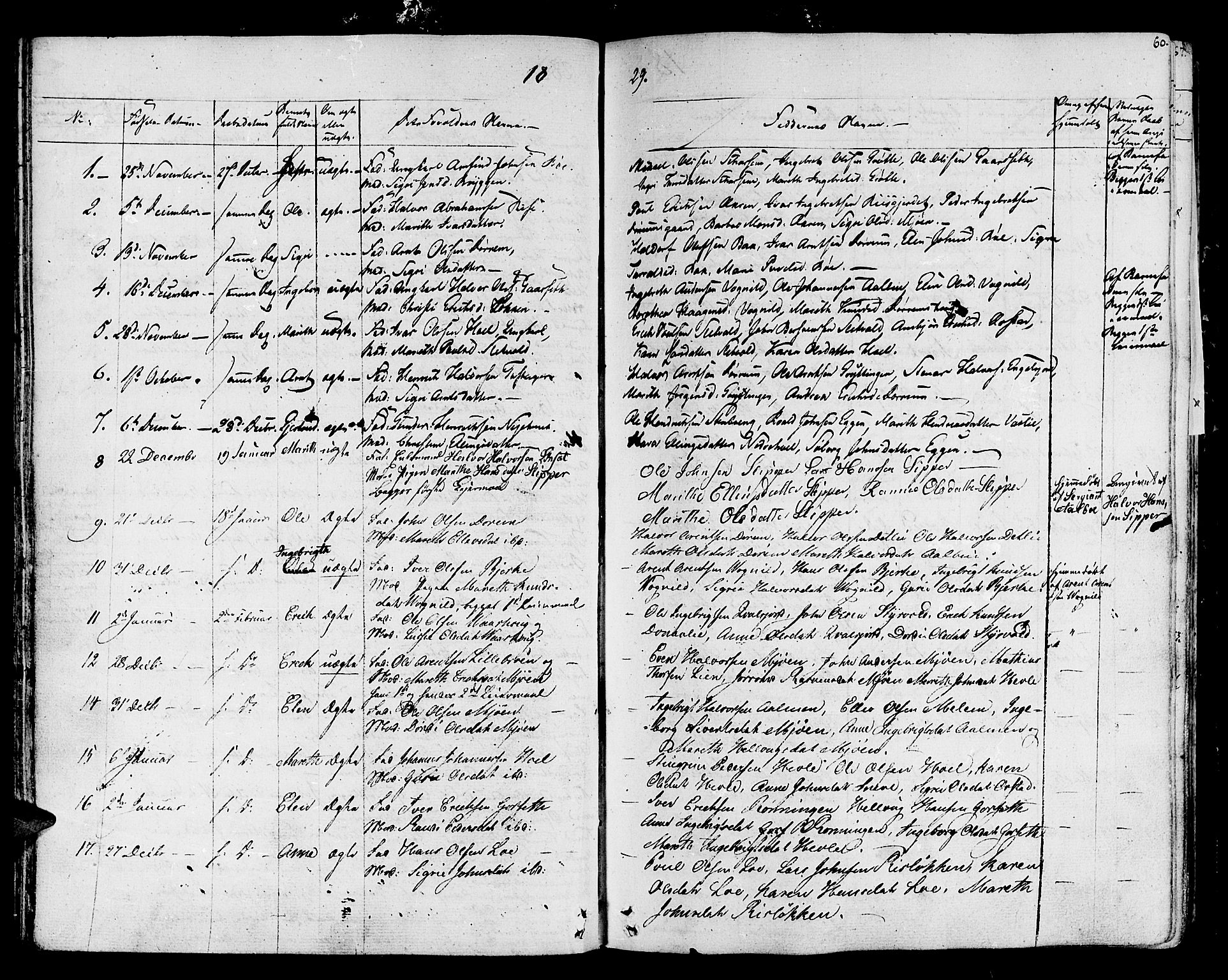 Ministerialprotokoller, klokkerbøker og fødselsregistre - Sør-Trøndelag, AV/SAT-A-1456/678/L0897: Parish register (official) no. 678A06-07, 1821-1847, p. 60