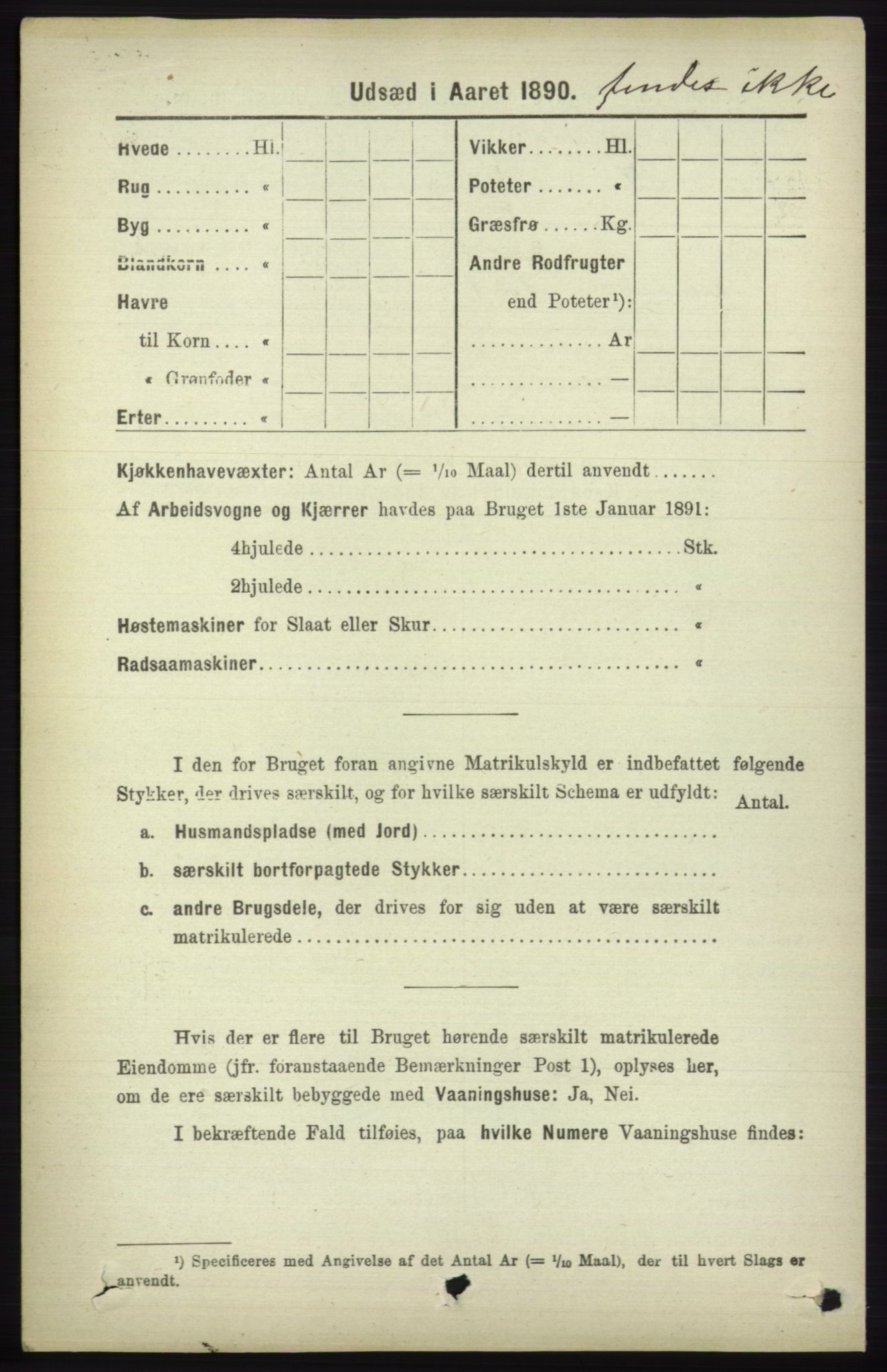 RA, 1891 census for 1230 Ullensvang, 1891, p. 6807