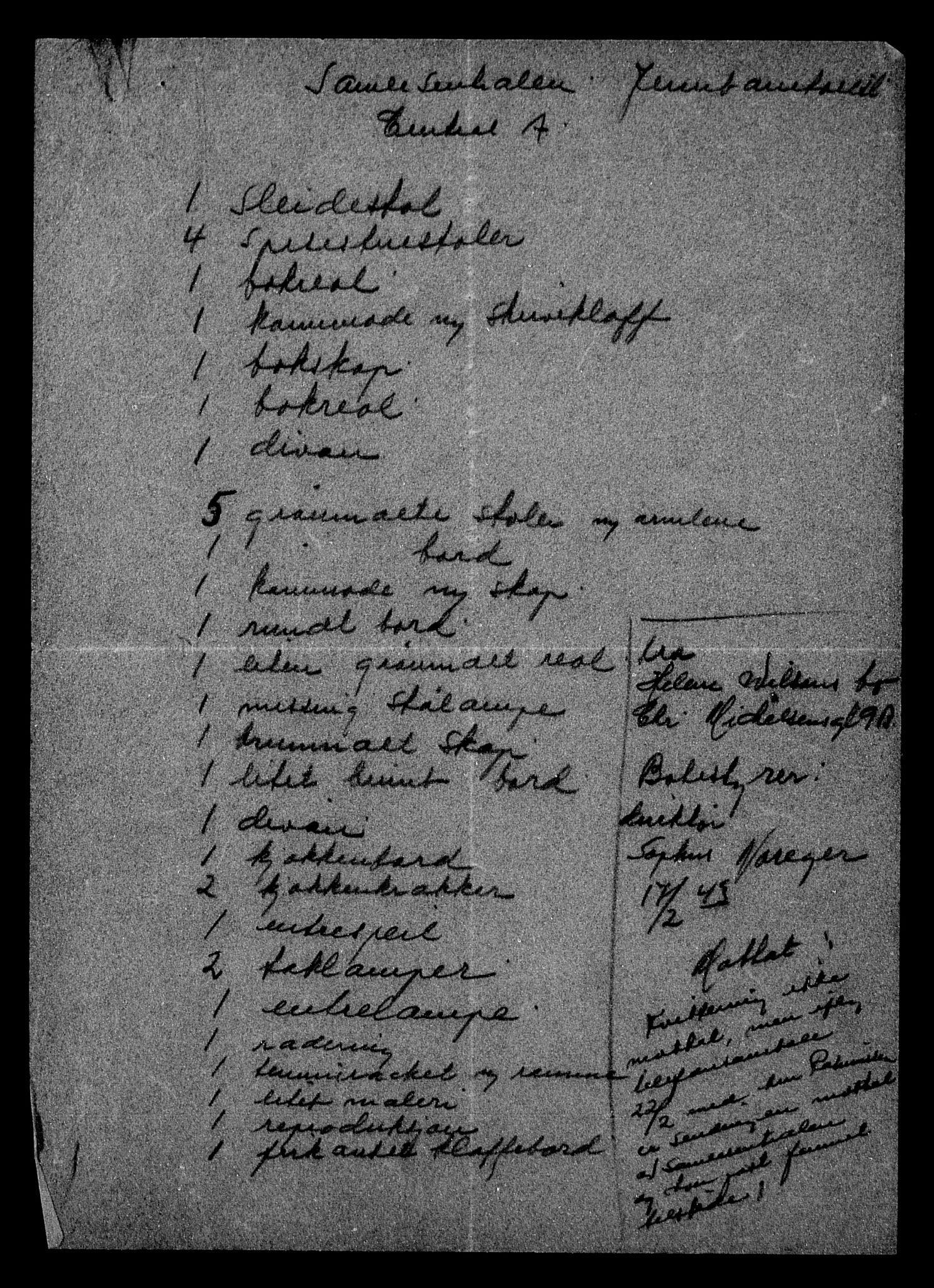 Justisdepartementet, Tilbakeføringskontoret for inndratte formuer, AV/RA-S-1564/H/Hc/Hcc/L0986: --, 1945-1947, p. 419