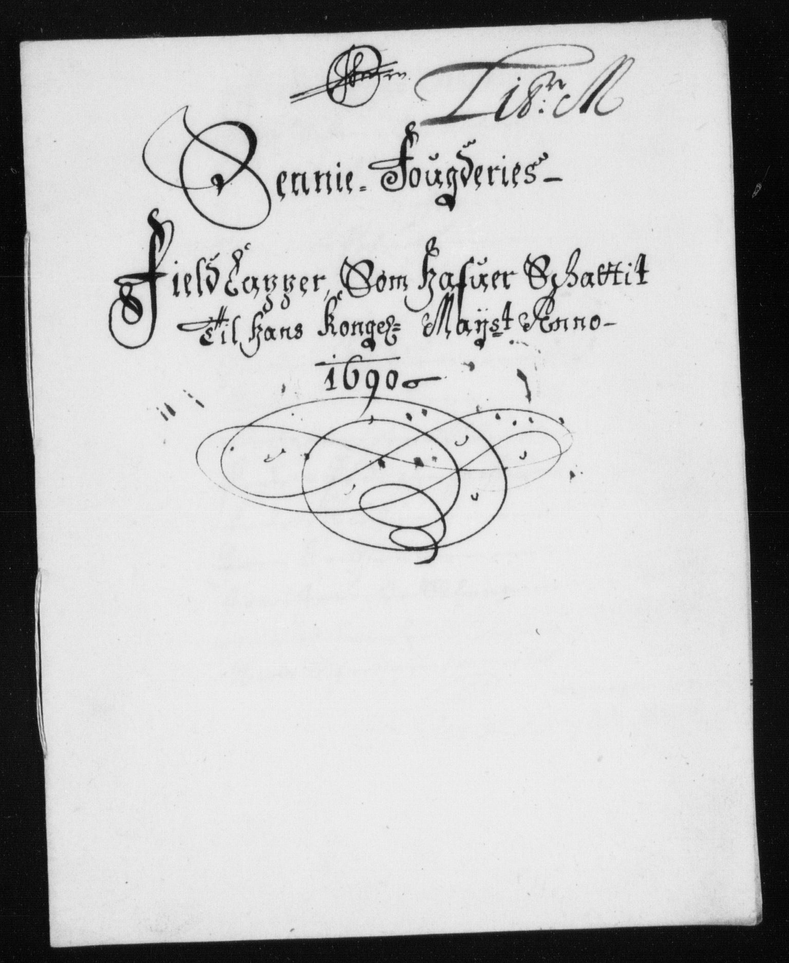 Rentekammeret inntil 1814, Reviderte regnskaper, Stiftamtstueregnskaper, Trondheim stiftamt og Nordland amt, RA/EA-6044/R/Rh/L0015: Nordland amt, 1690