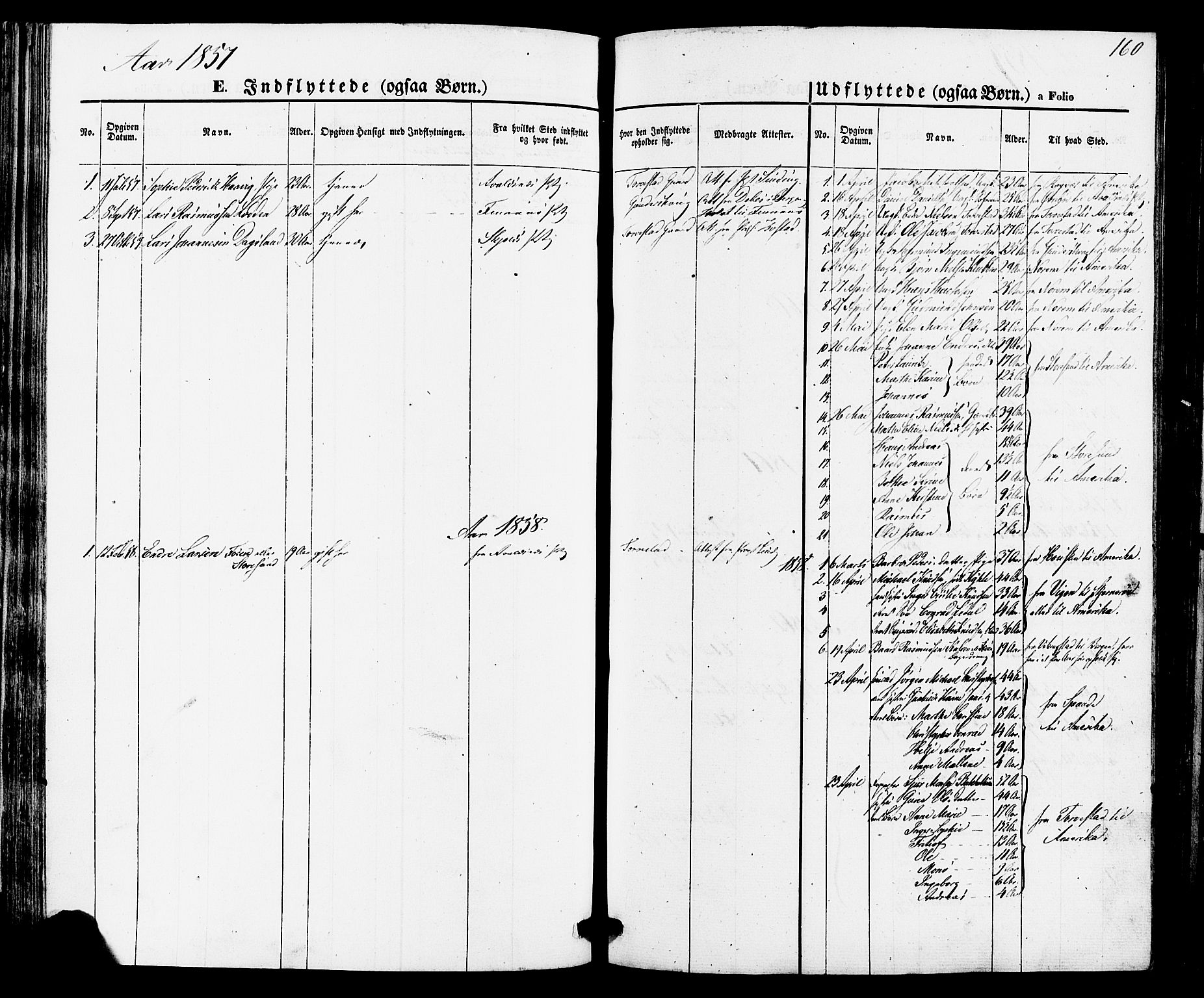 Torvastad sokneprestkontor, SAST/A -101857/H/Ha/Haa/L0010: Parish register (official) no. A 10, 1857-1878, p. 160