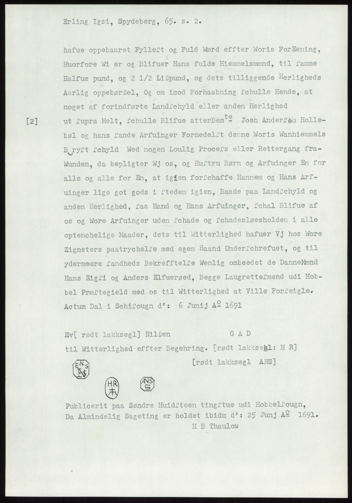 Samlinger til kildeutgivelse, Diplomavskriftsamlingen, RA/EA-4053/H/Ha, p. 462