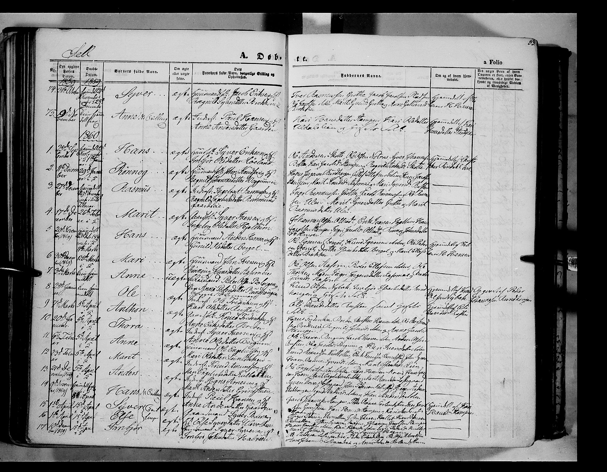 Vågå prestekontor, SAH/PREST-076/H/Ha/Haa/L0006: Parish register (official) no. 6 /3, 1857-1872, p. 83