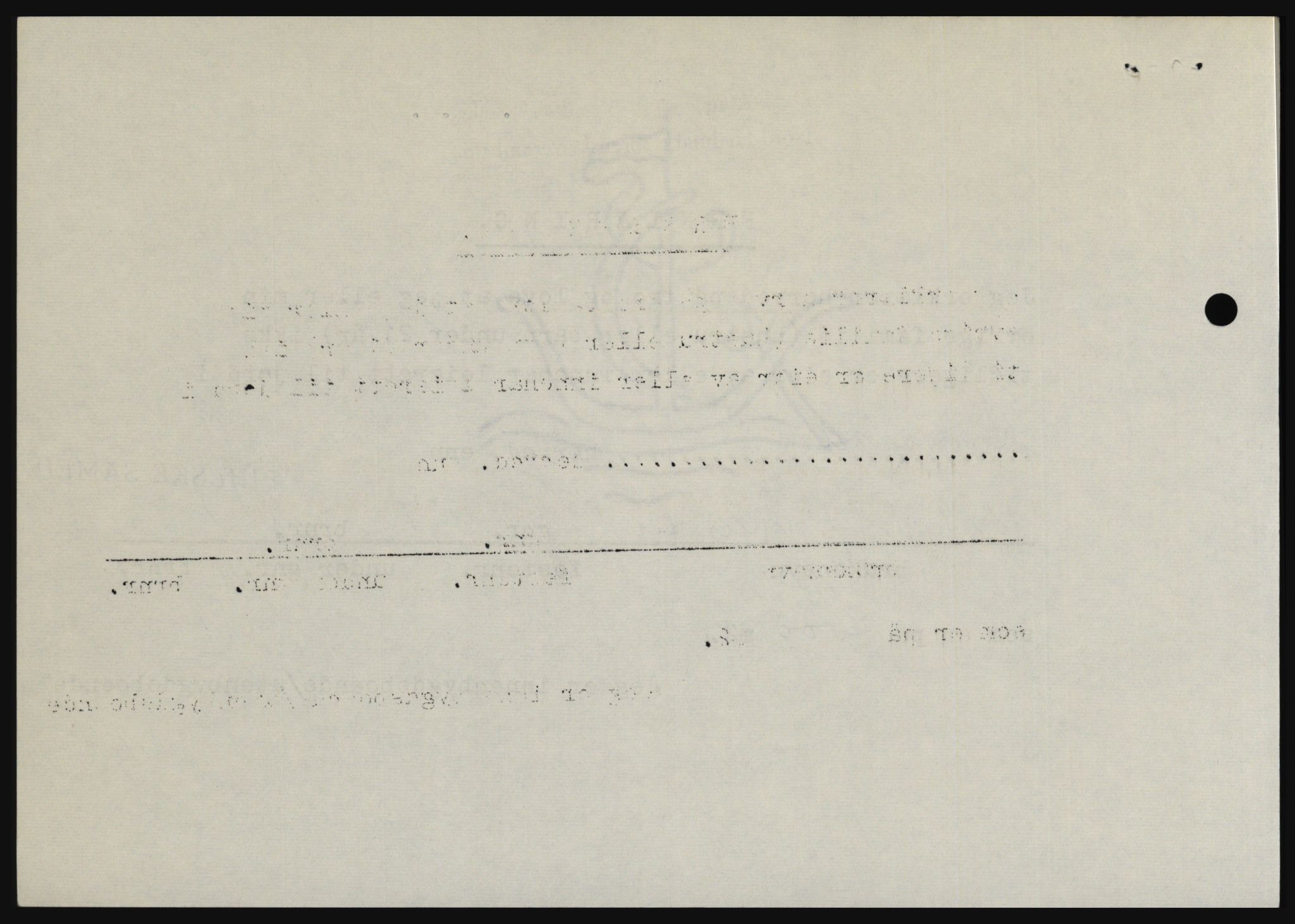 Nord-Hedmark sorenskriveri, SAH/TING-012/H/Hc/L0033: Mortgage book no. 33, 1970-1970, Diary no: : 1295/1970