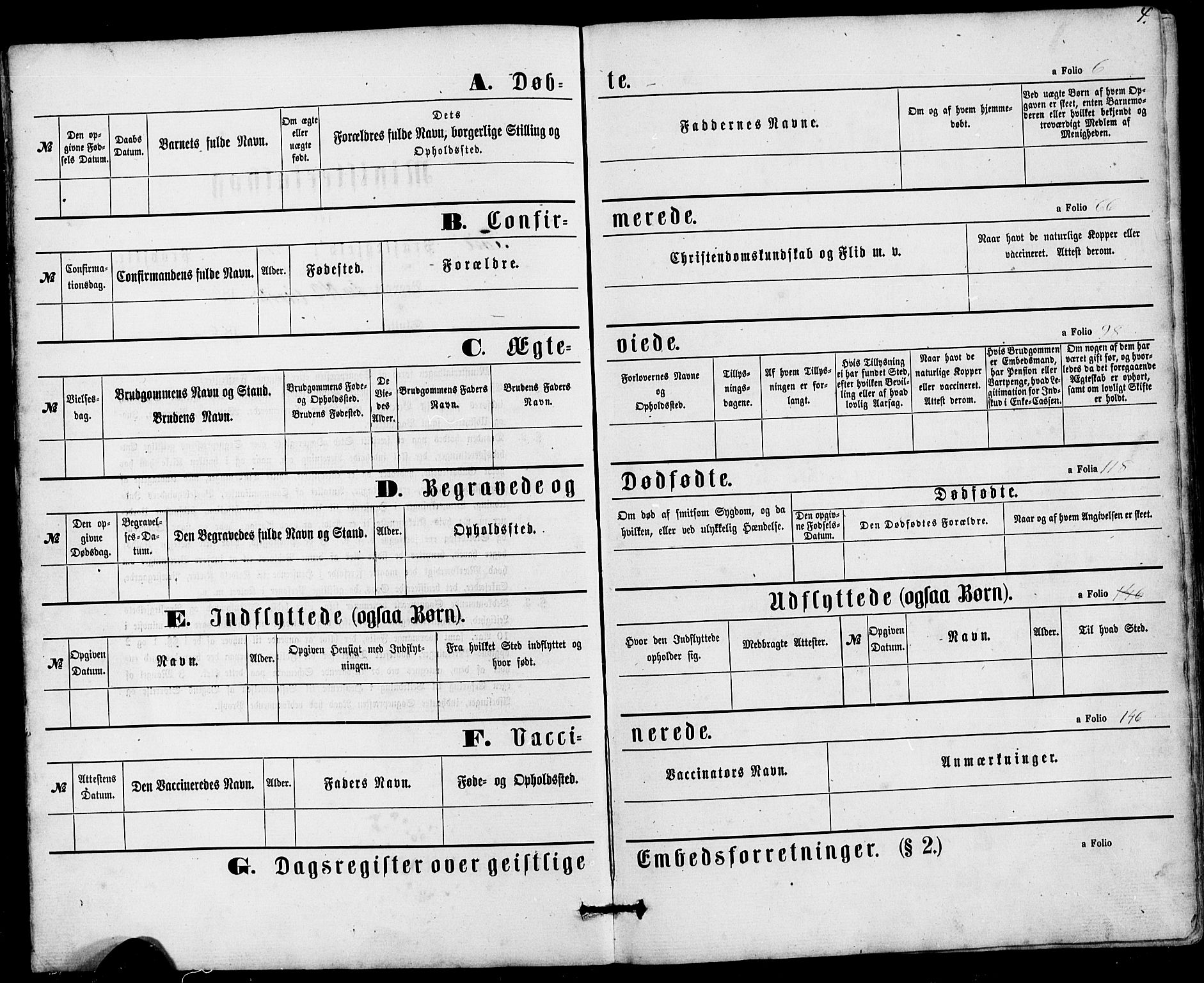 Fusa sokneprestembete, AV/SAB-A-75401/H/Hab: Parish register (copy) no. A 1, 1861-1894, p. 4