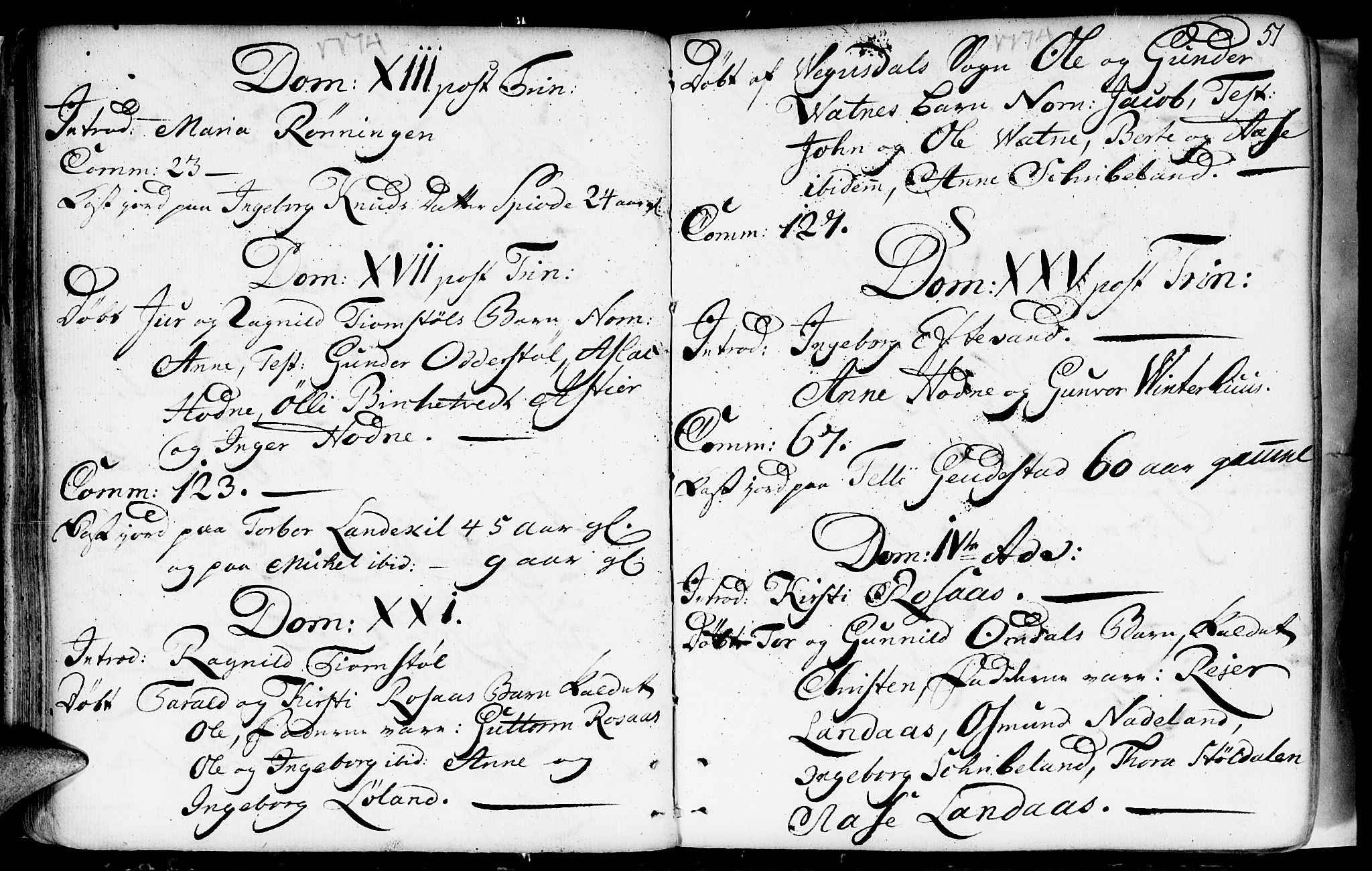 Evje sokneprestkontor, AV/SAK-1111-0008/F/Fa/Fac/L0002: Parish register (official) no. A 2, 1765-1816, p. 51