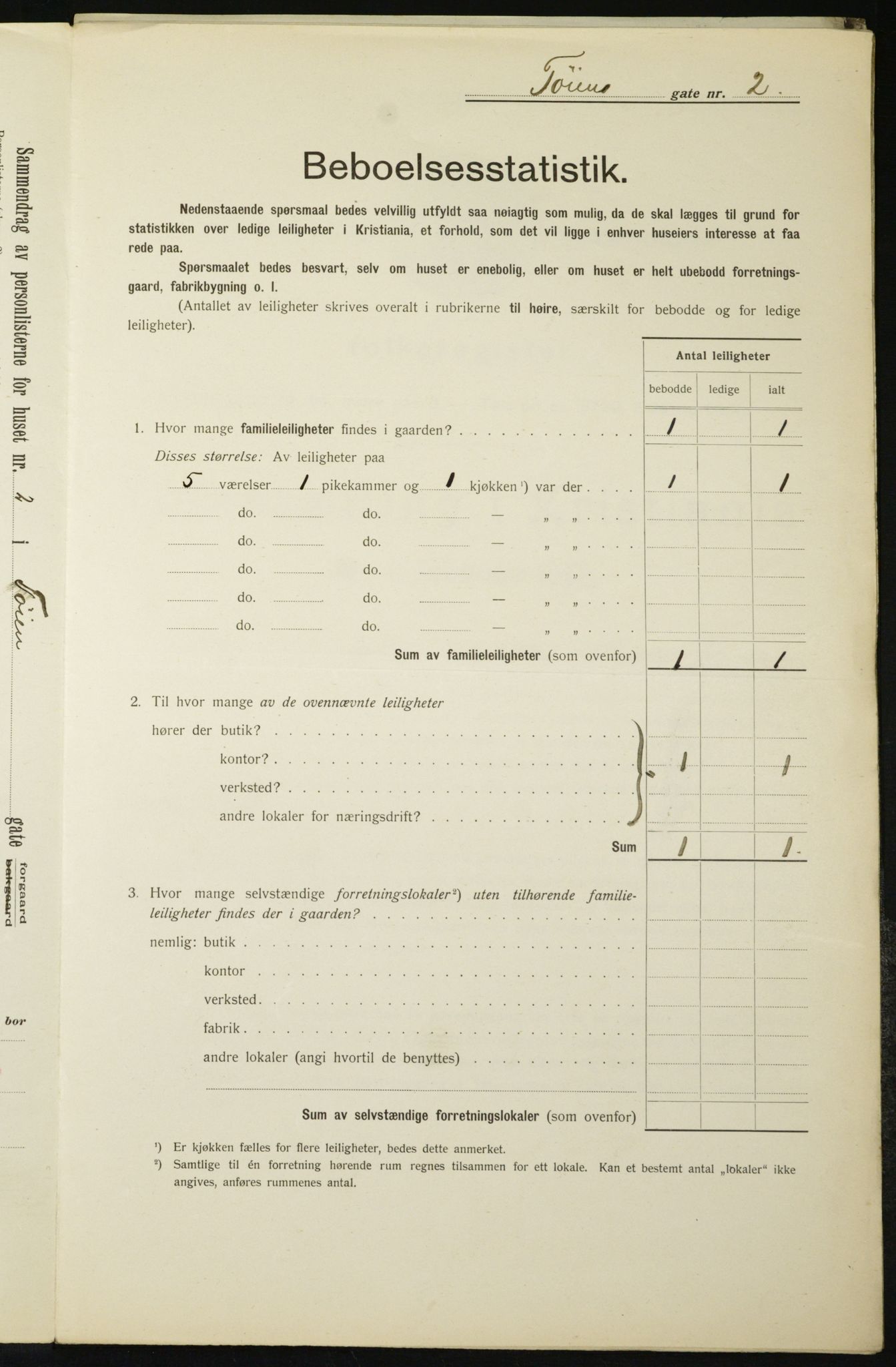 OBA, Municipal Census 1912 for Kristiania, 1912, p. 117526