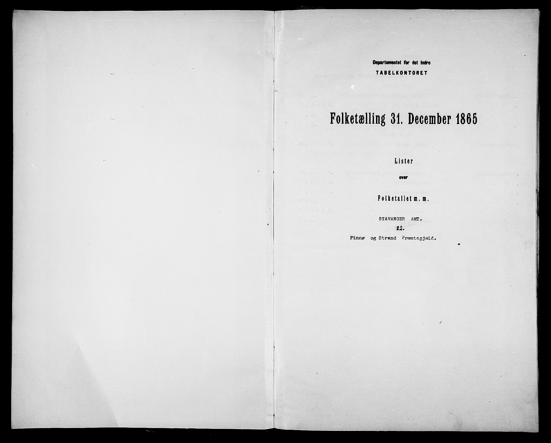 RA, 1865 census for Finnøy, 1865, p. 3