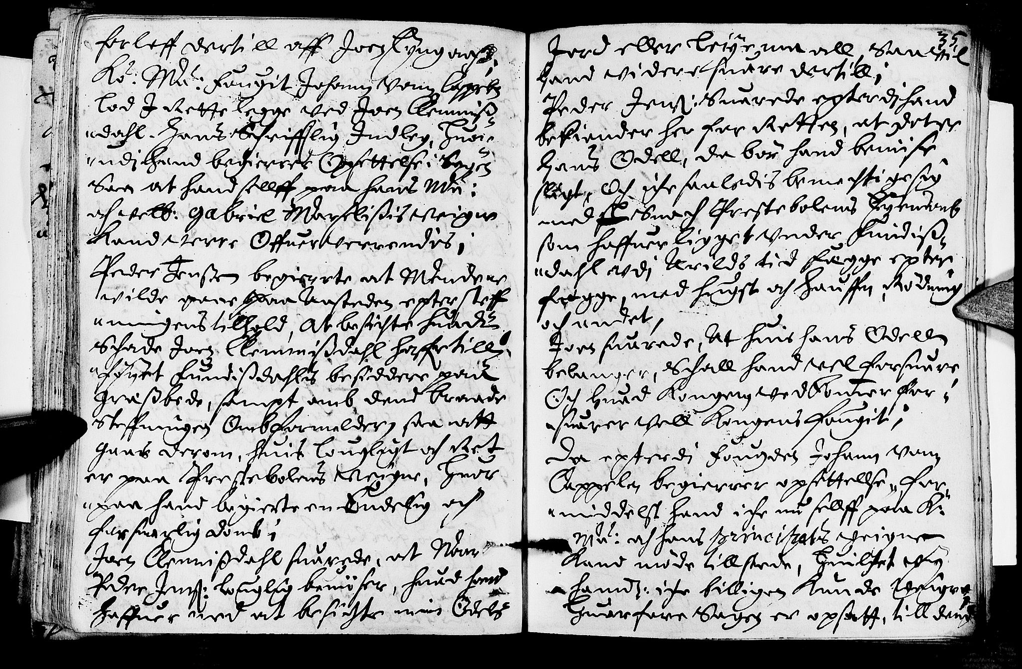 Lier, Røyken og Hurum sorenskriveri, AV/SAKO-A-89/F/Fa/L0013: Tingbok, 1672, p. 35