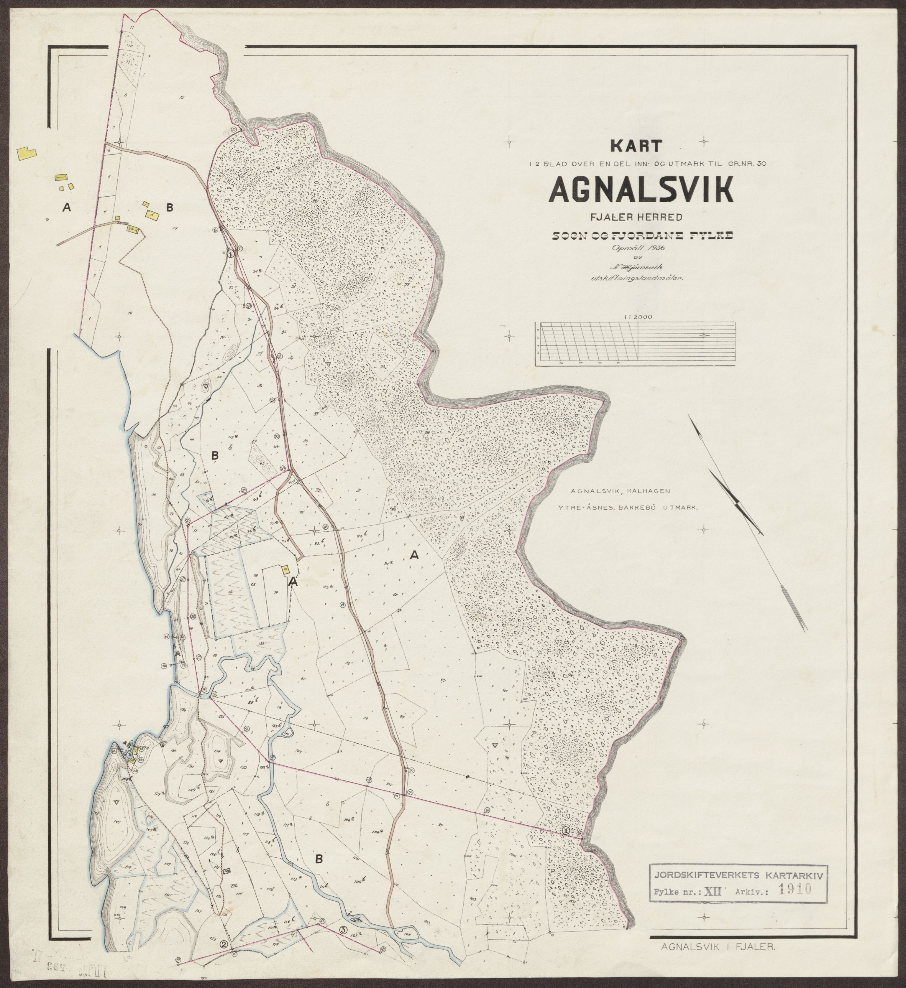 Jordskifteverkets kartarkiv, RA/S-3929/T, 1859-1988, p. 2285