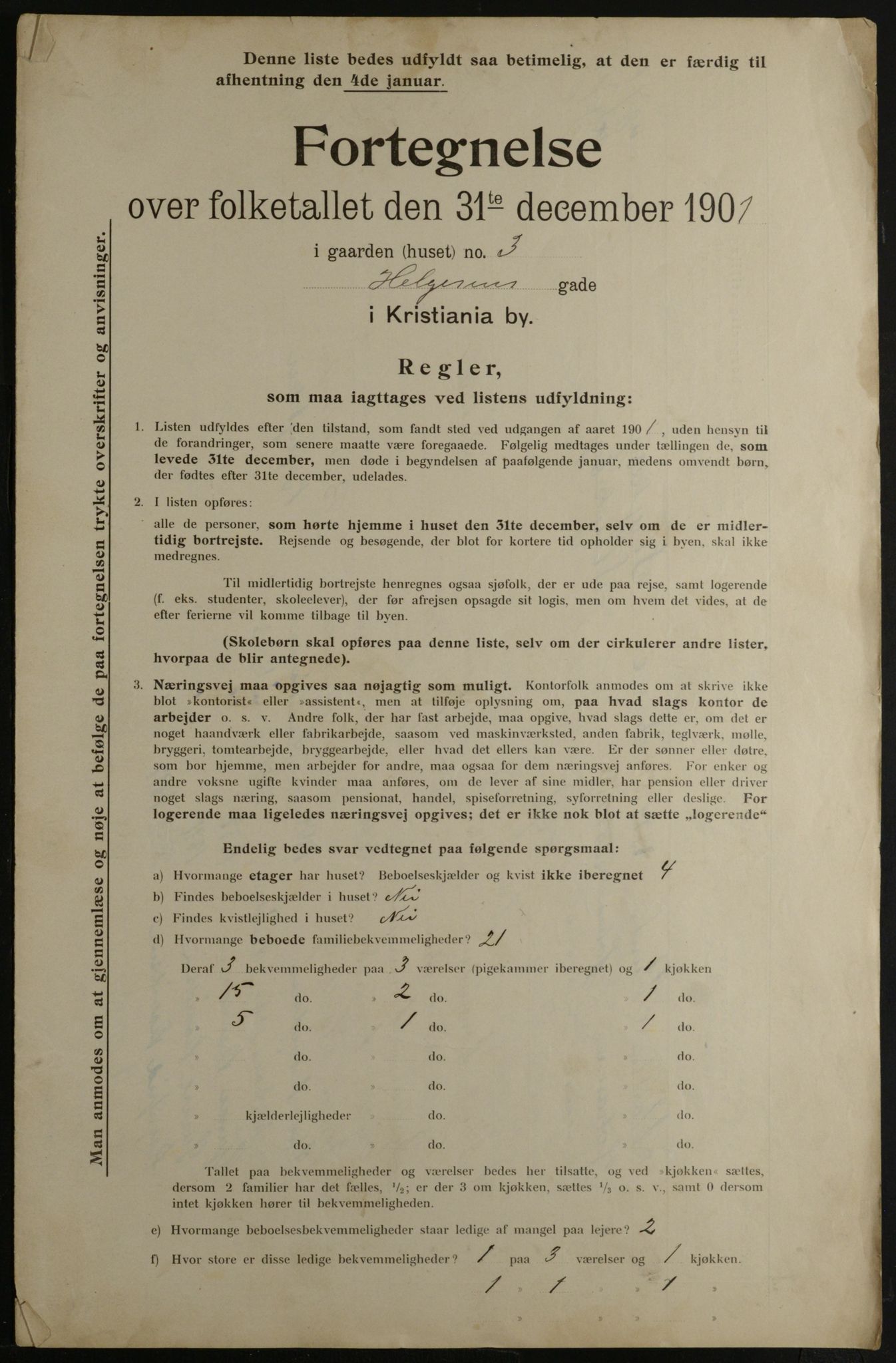 OBA, Municipal Census 1901 for Kristiania, 1901, p. 5963