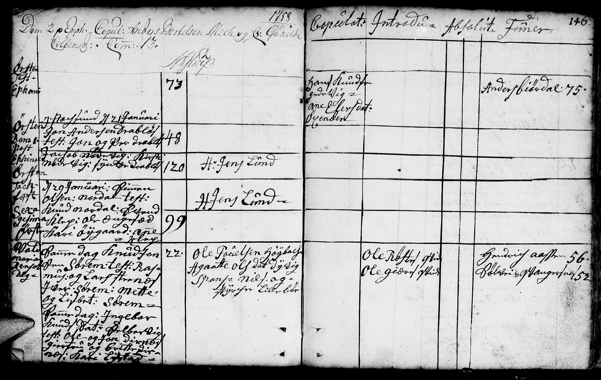 Ministerialprotokoller, klokkerbøker og fødselsregistre - Møre og Romsdal, AV/SAT-A-1454/511/L0135: Parish register (official) no. 511A02, 1741-1760, p. 146