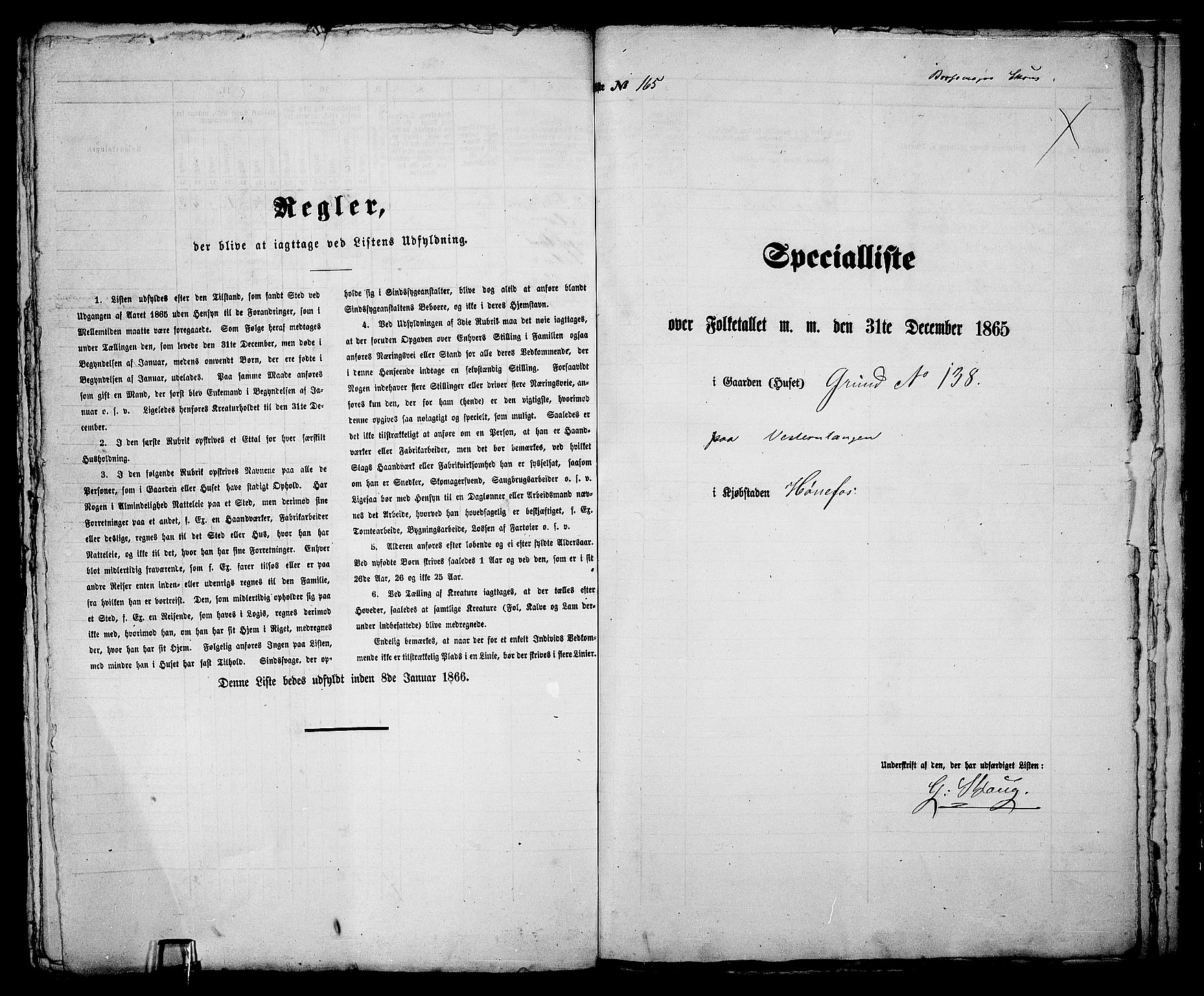 RA, 1865 census for Norderhov/Hønefoss, 1865, p. 314