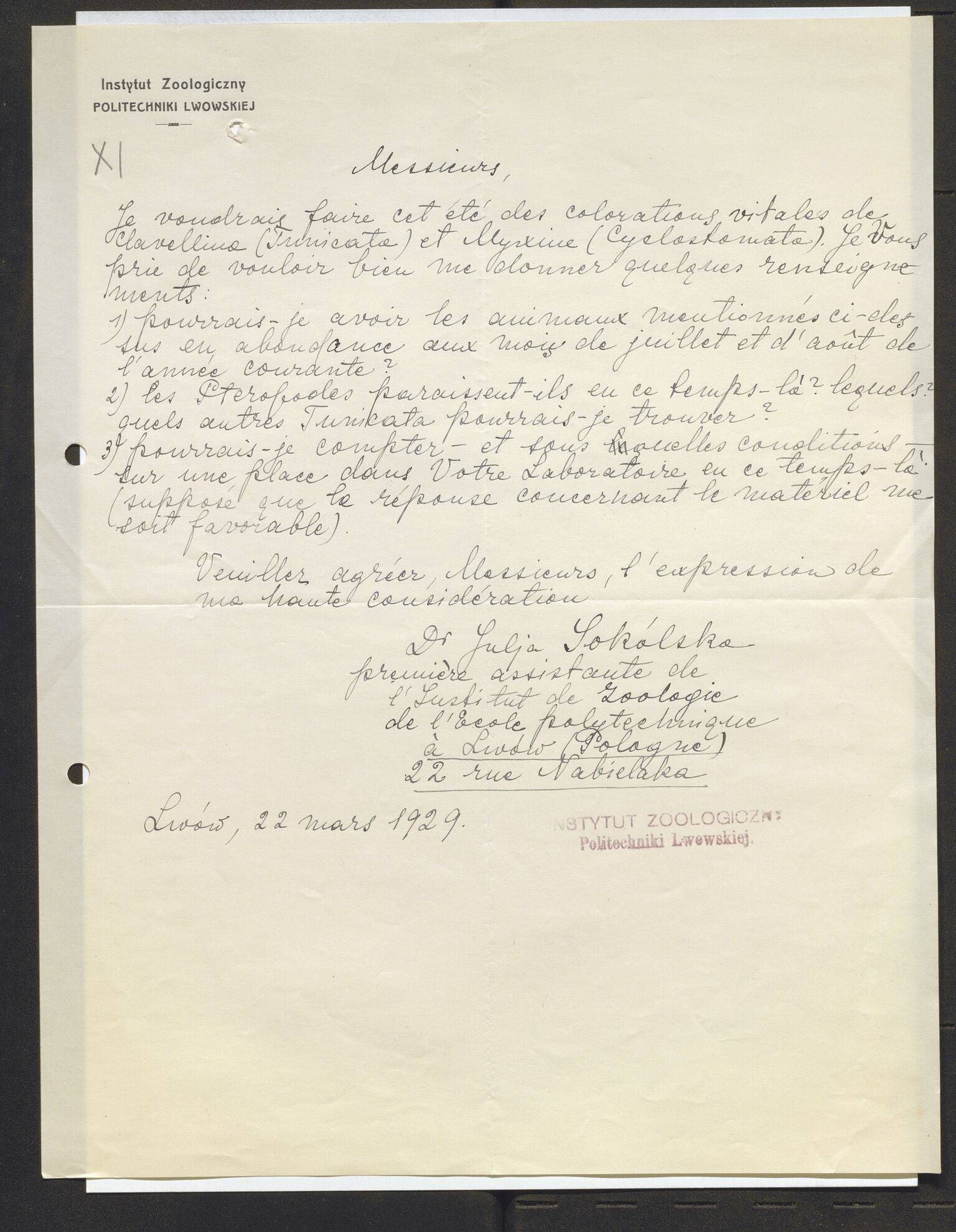 Bergens Museum, AV/SAB-A-17301/13/D/L0002: Korrespondanse , 1928-1940, p. 251