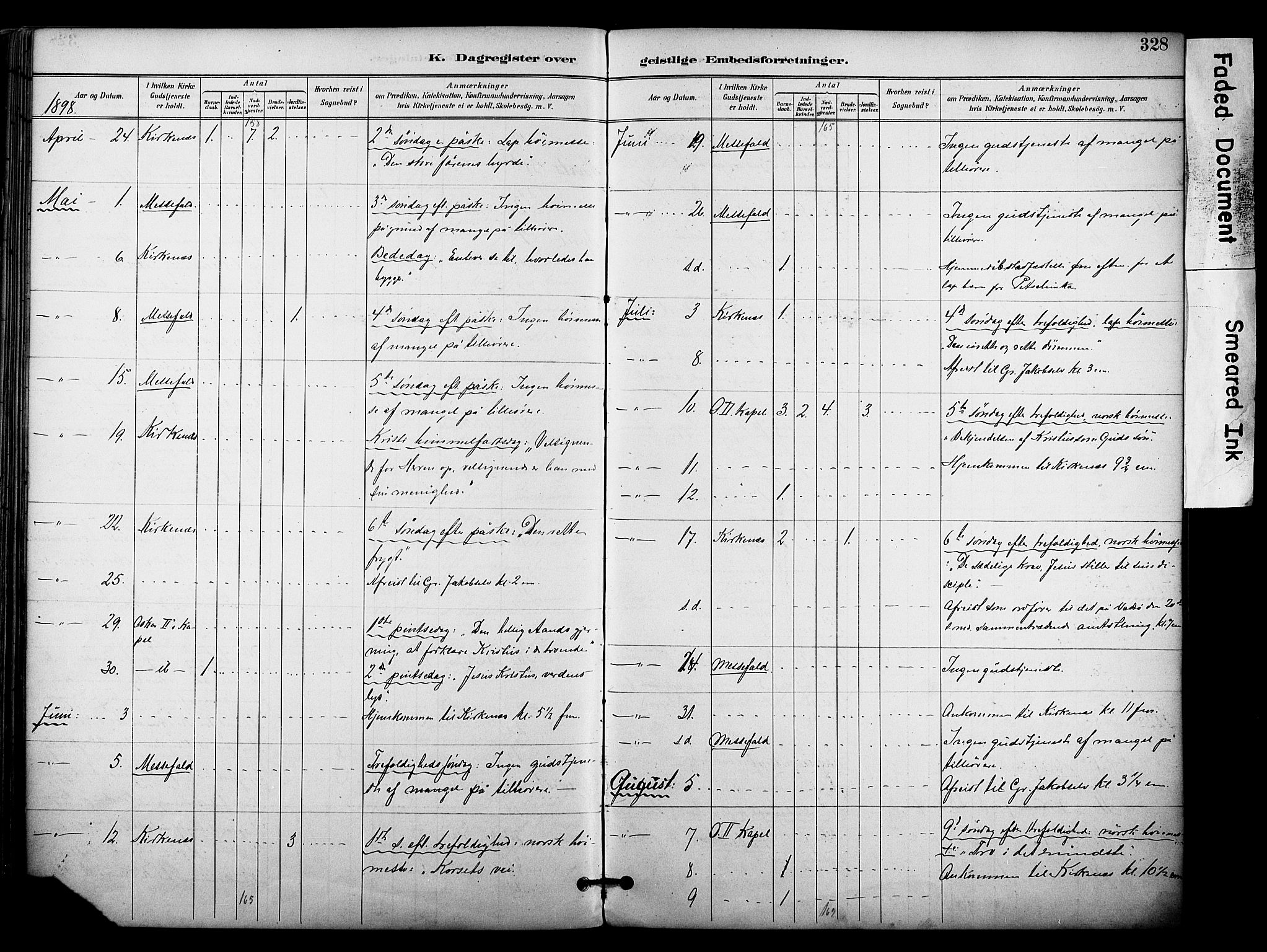 Sør-Varanger sokneprestkontor, SATØ/S-1331/H/Ha/L0004kirke: Parish register (official) no. 4, 1891-1908, p. 328