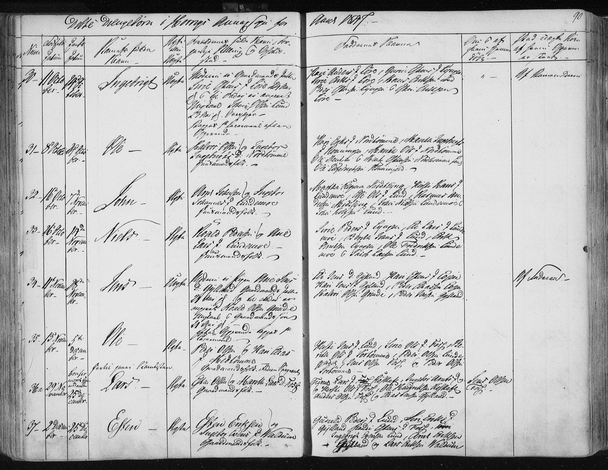Ministerialprotokoller, klokkerbøker og fødselsregistre - Sør-Trøndelag, SAT/A-1456/687/L0998: Parish register (official) no. 687A05 /2, 1843-1849, p. 90