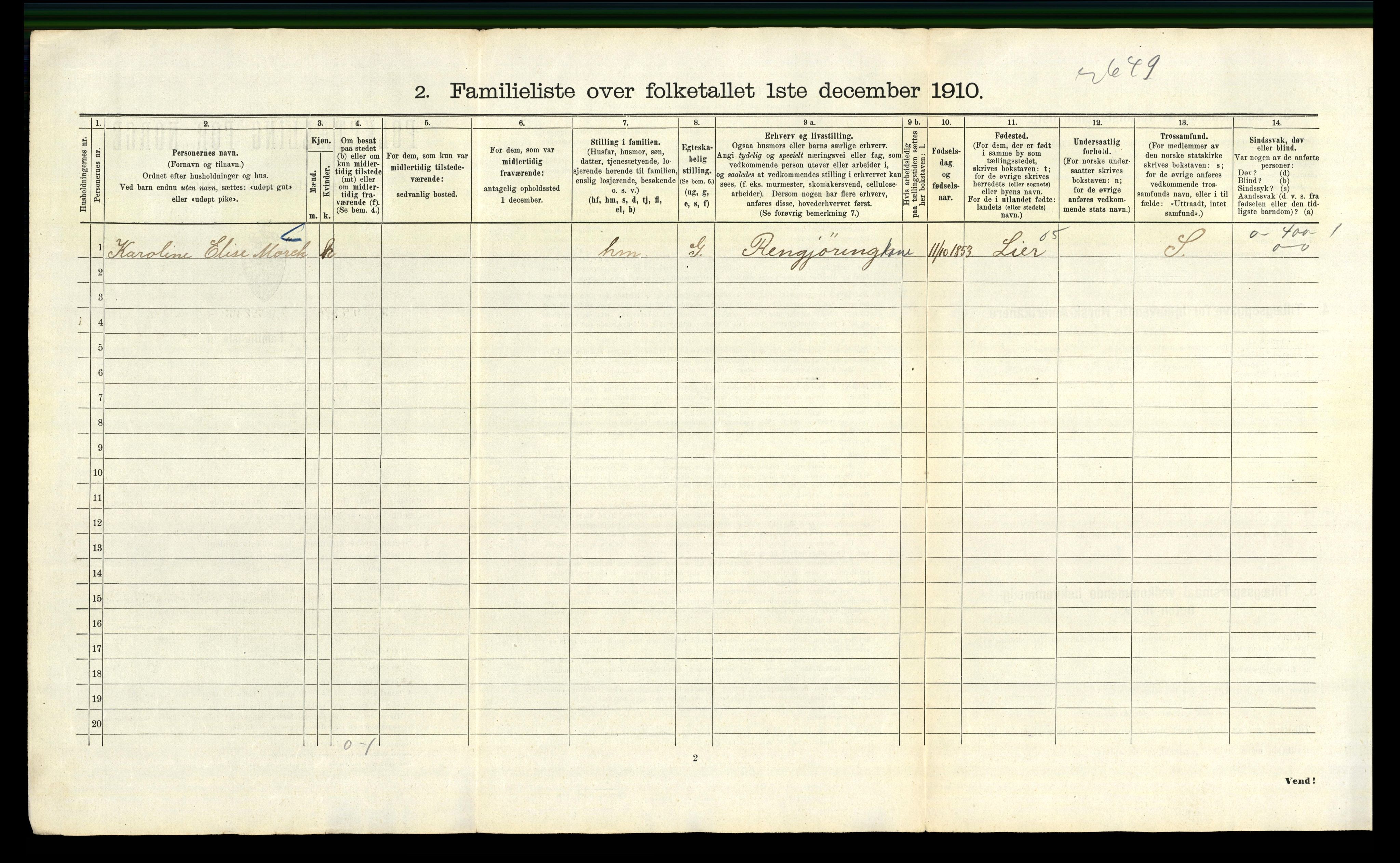 RA, 1910 census for Kristiania, 1910, p. 12652