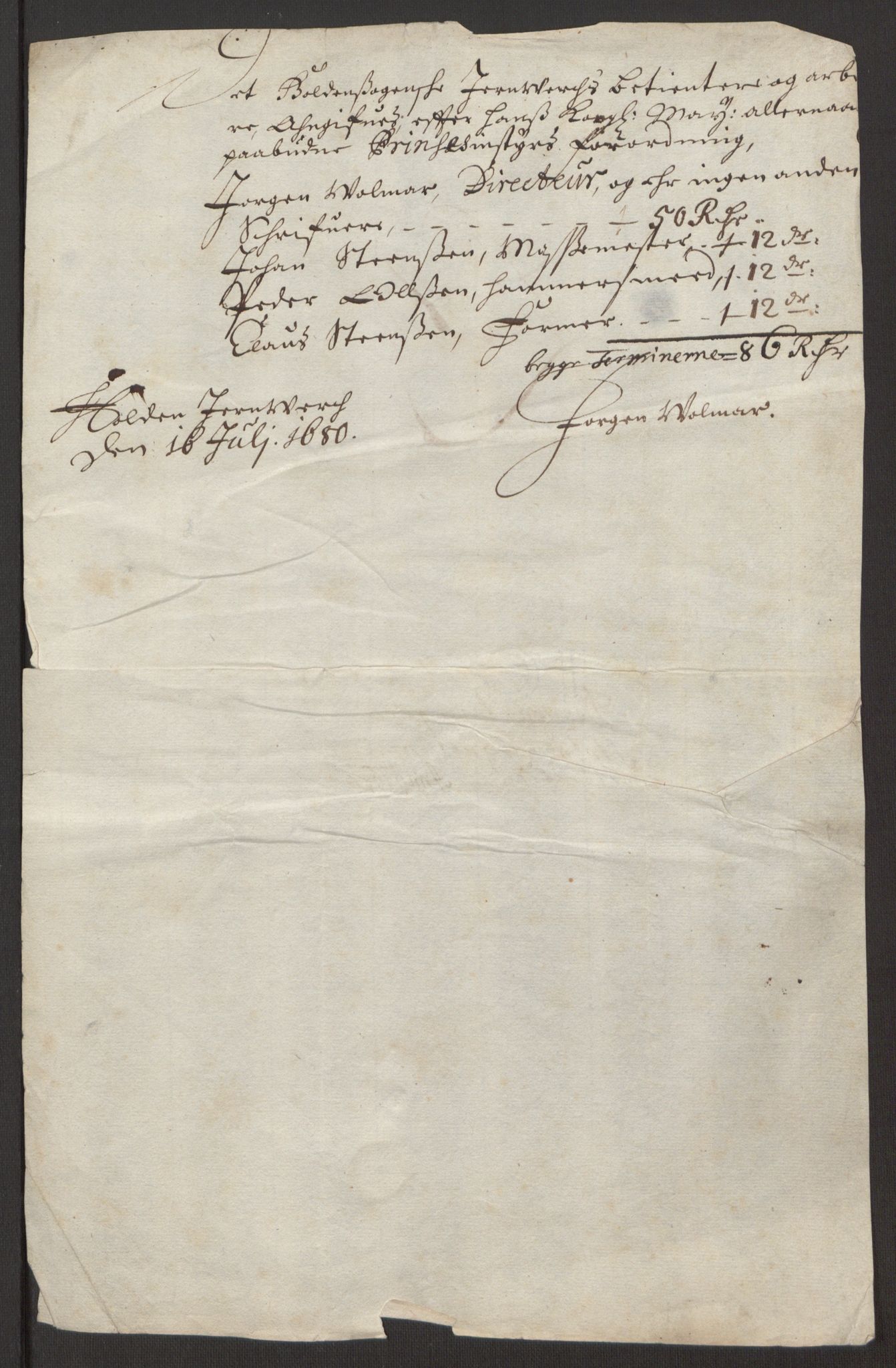 Rentekammeret inntil 1814, Reviderte regnskaper, Fogderegnskap, RA/EA-4092/R35/L2076: Fogderegnskap Øvre og Nedre Telemark, 1680-1684, p. 242