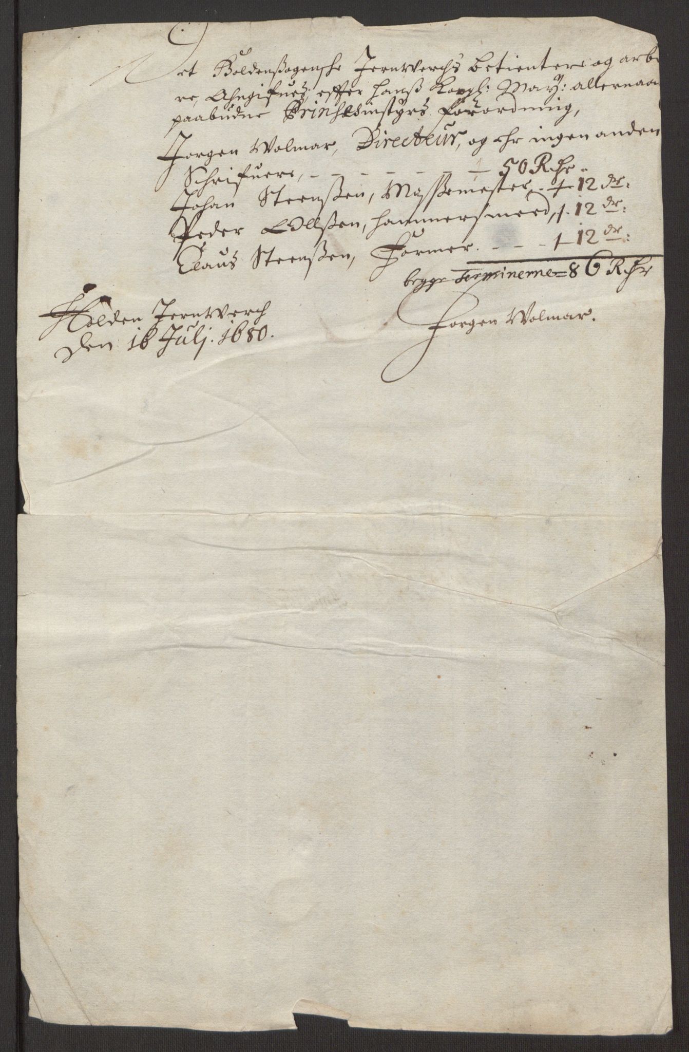 Rentekammeret inntil 1814, Reviderte regnskaper, Fogderegnskap, AV/RA-EA-4092/R35/L2076: Fogderegnskap Øvre og Nedre Telemark, 1680-1684, p. 242