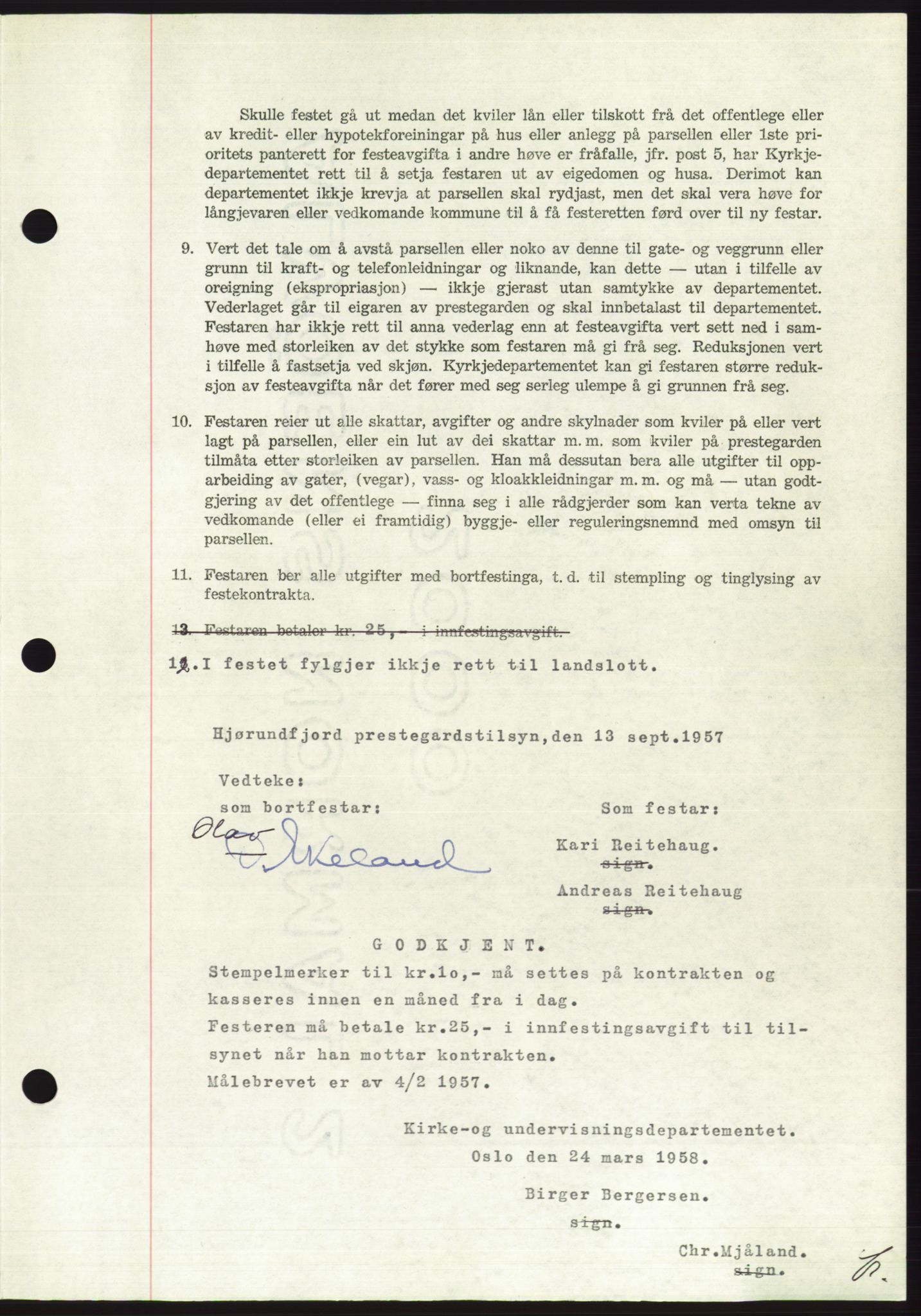Søre Sunnmøre sorenskriveri, AV/SAT-A-4122/1/2/2C/L0110: Mortgage book no. 36A, 1958-1958, Diary no: : 1671/1958