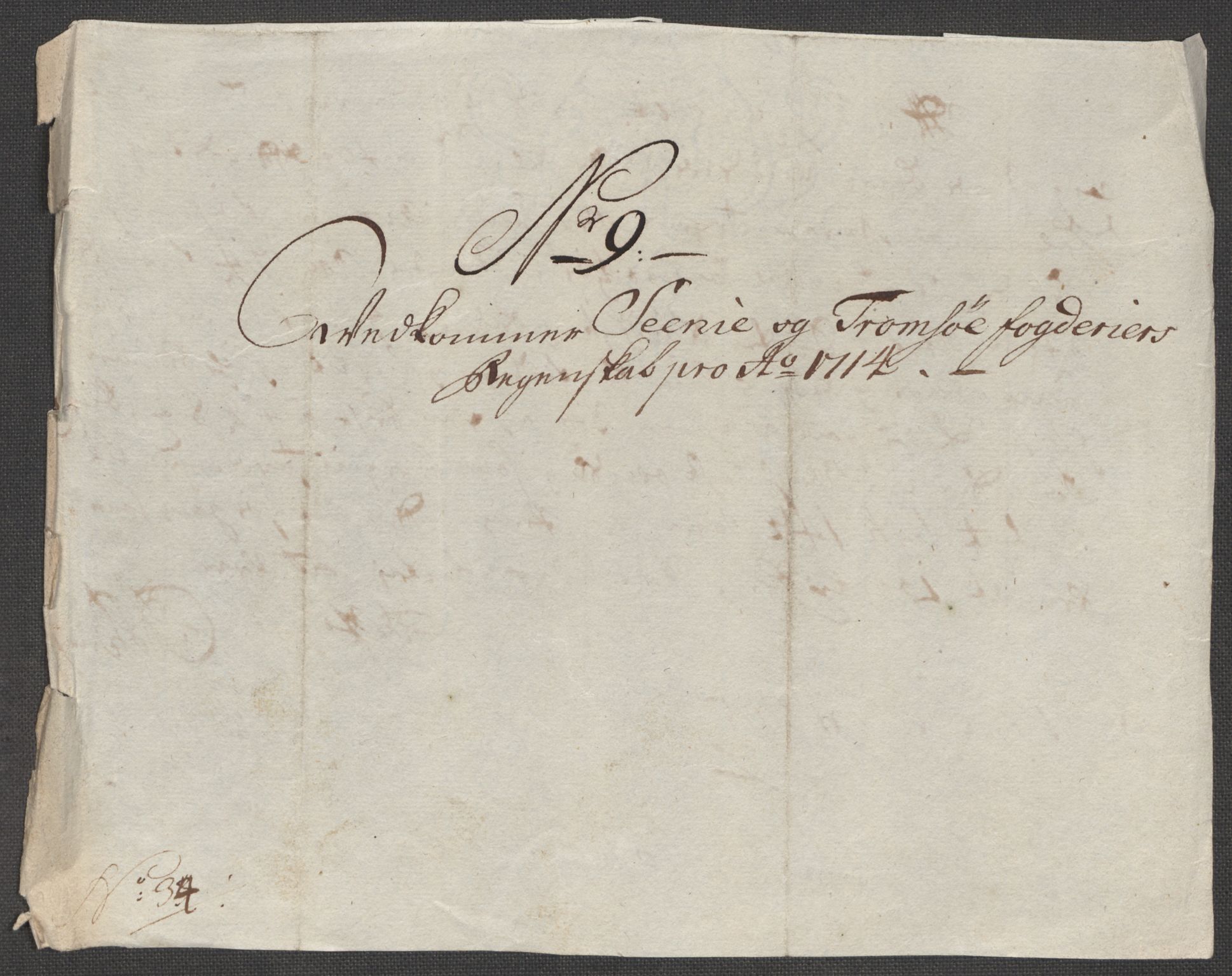 Rentekammeret inntil 1814, Reviderte regnskaper, Fogderegnskap, RA/EA-4092/R68/L4760: Fogderegnskap Senja og Troms, 1714, p. 92