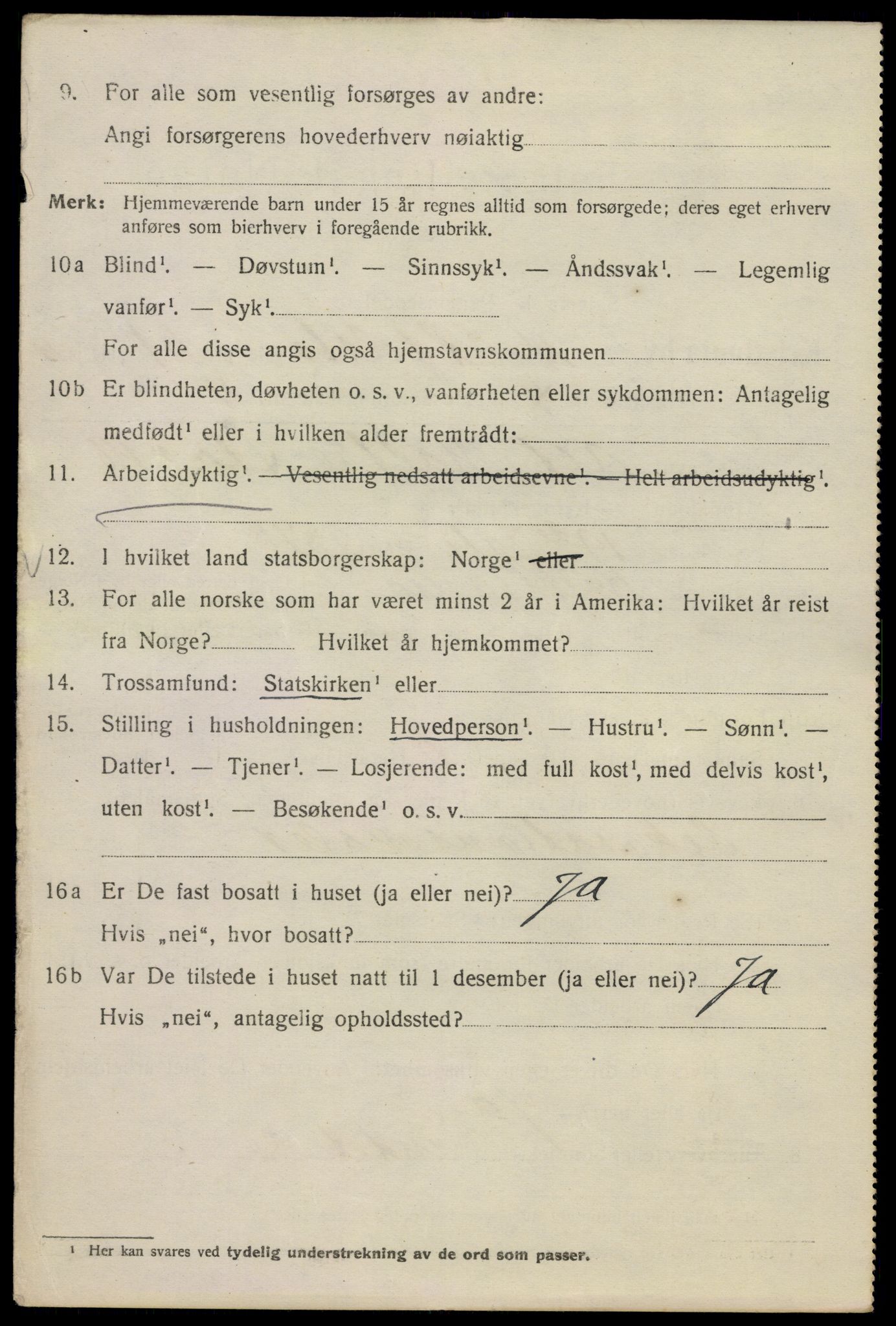 SAO, 1920 census for Kristiania, 1920, p. 301788