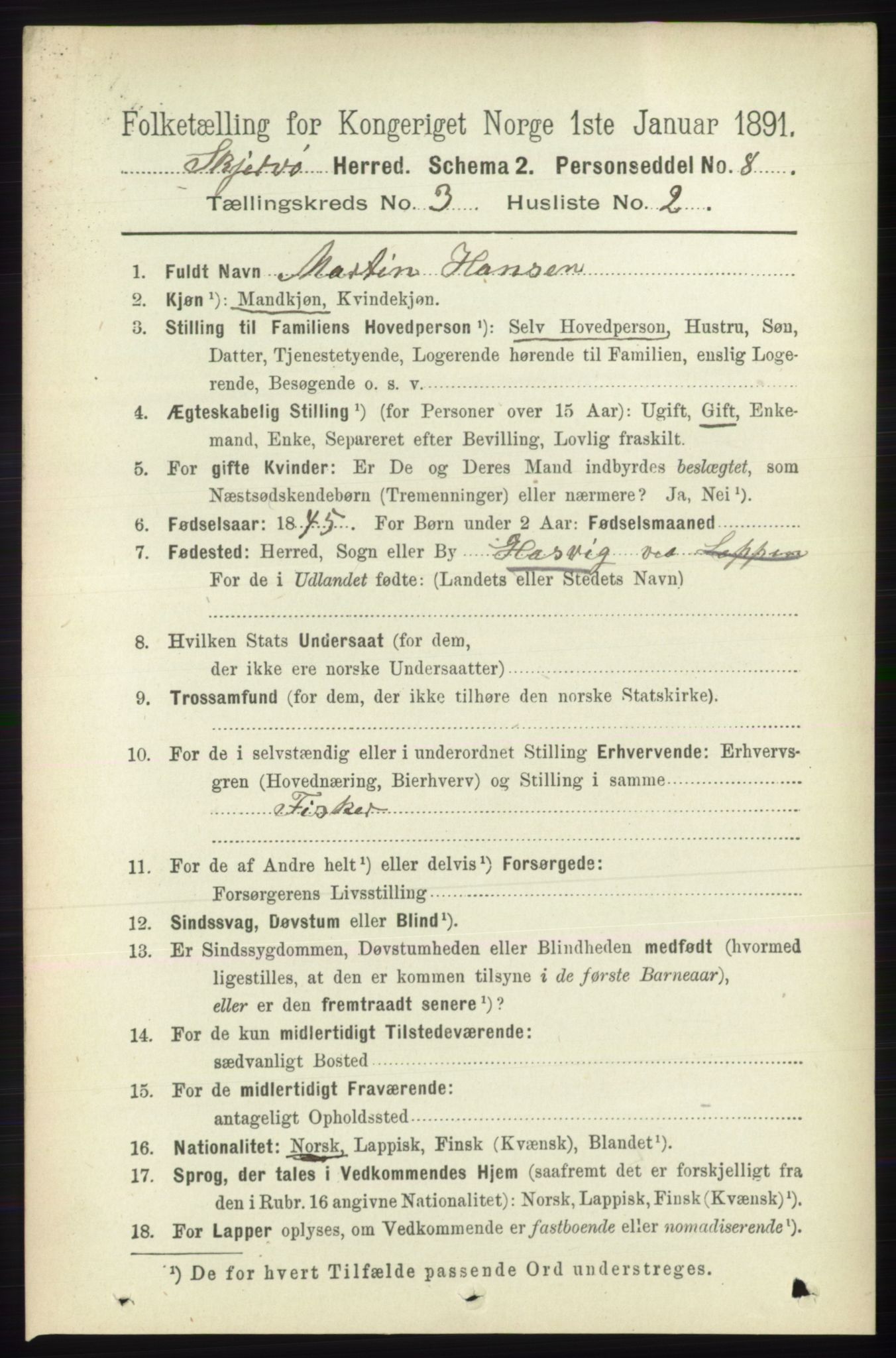 RA, 1891 census for 1941 Skjervøy, 1891, p. 1859