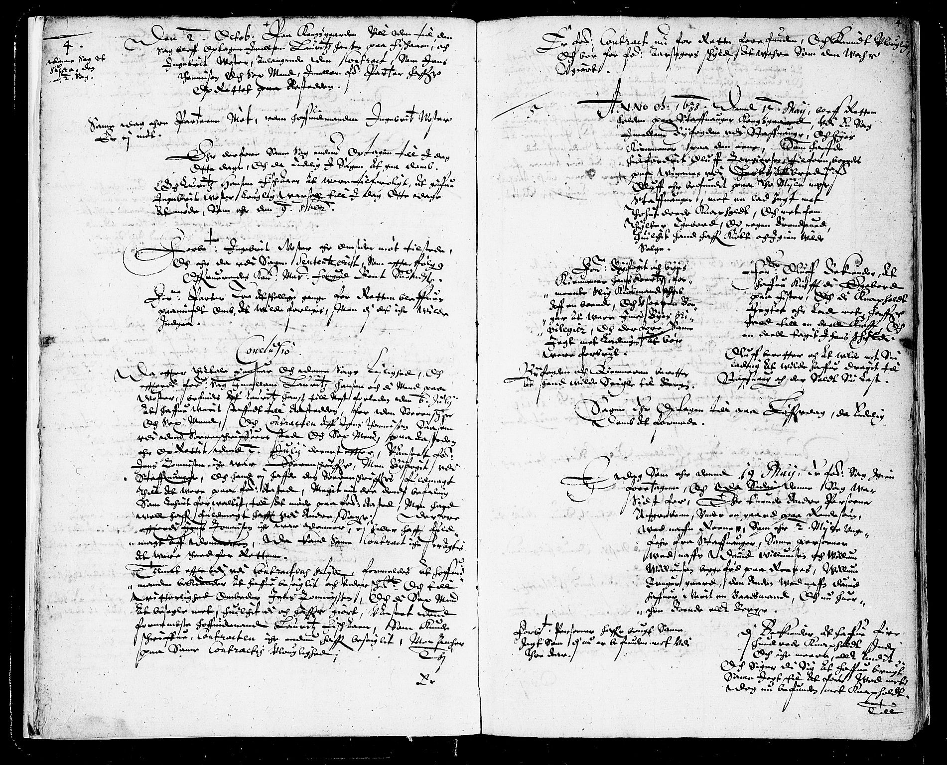 Stavanger lagting, AV/SAST-A-101420/Oa/L0001: Tingbok, 1637-1643, p. 3b-4a