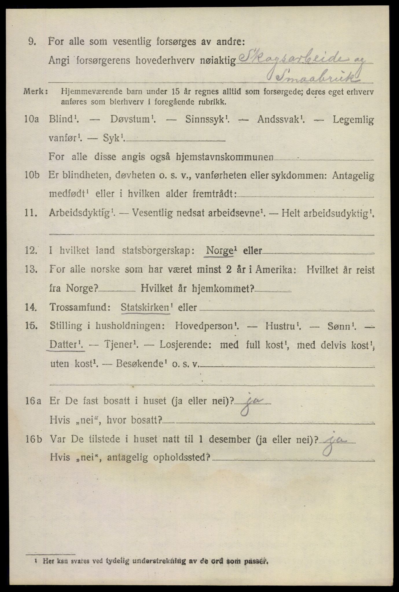 SAKO, 1920 census for Øvre Eiker, 1920, p. 22657