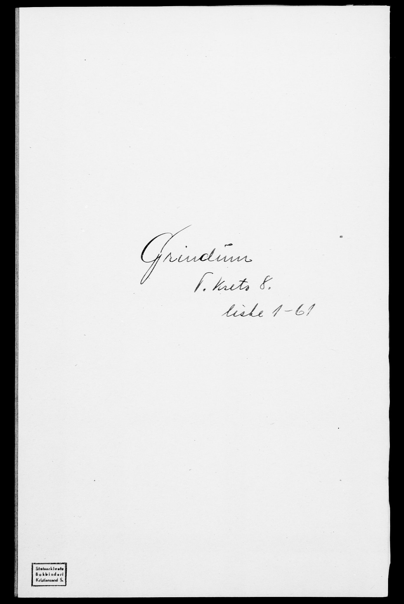 SAK, 1875 census for 1024P Bjelland, 1875, p. 507