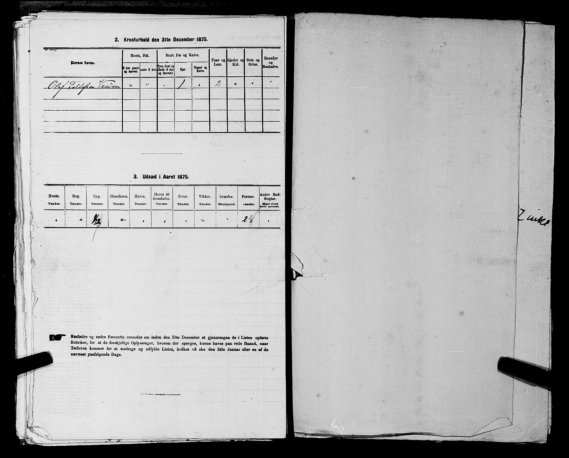 SAKO, 1875 census for 0831P Moland, 1875, p. 138