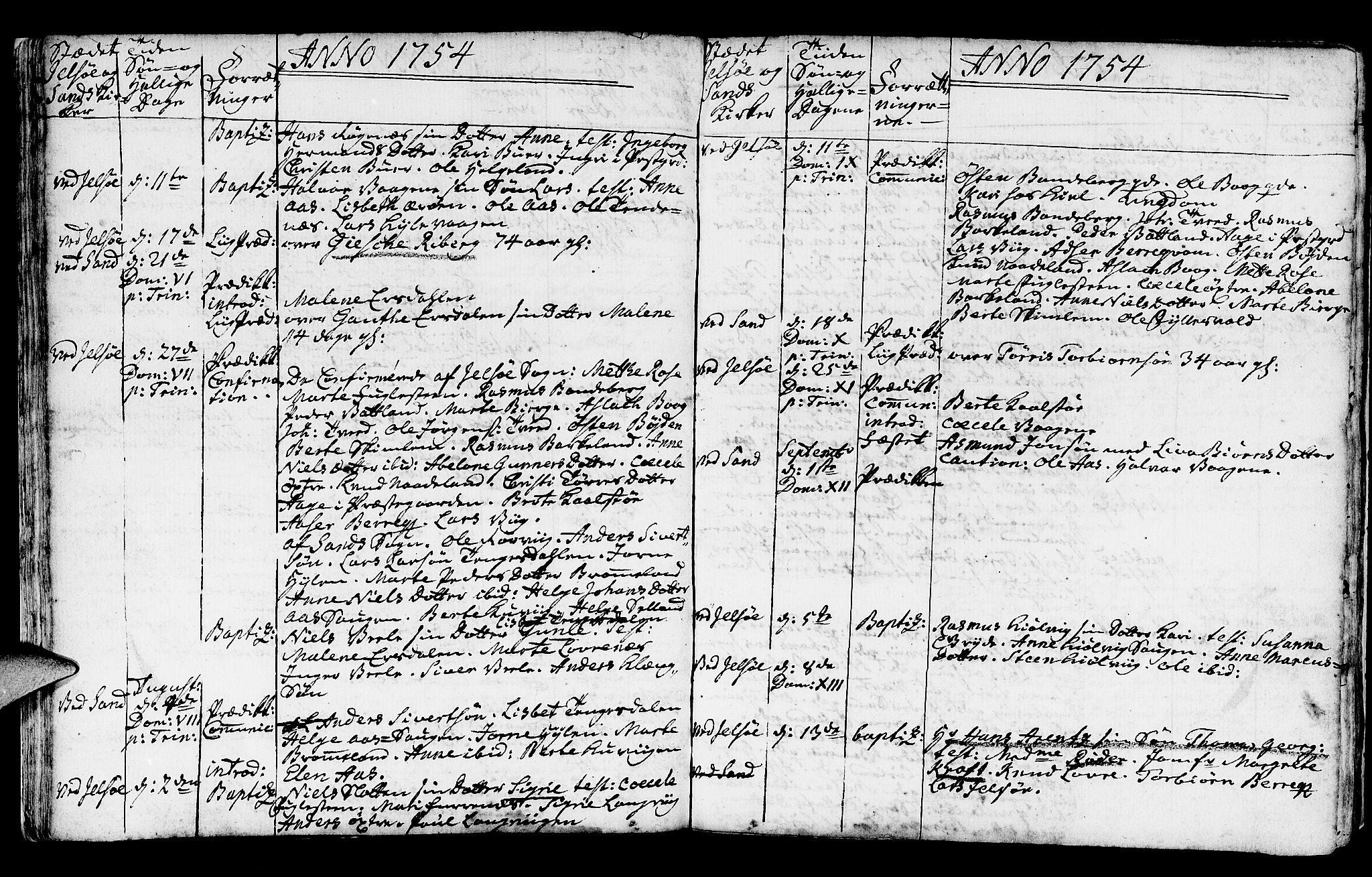 Jelsa sokneprestkontor, AV/SAST-A-101842/01/IV: Parish register (official) no. A 2, 1753-1767