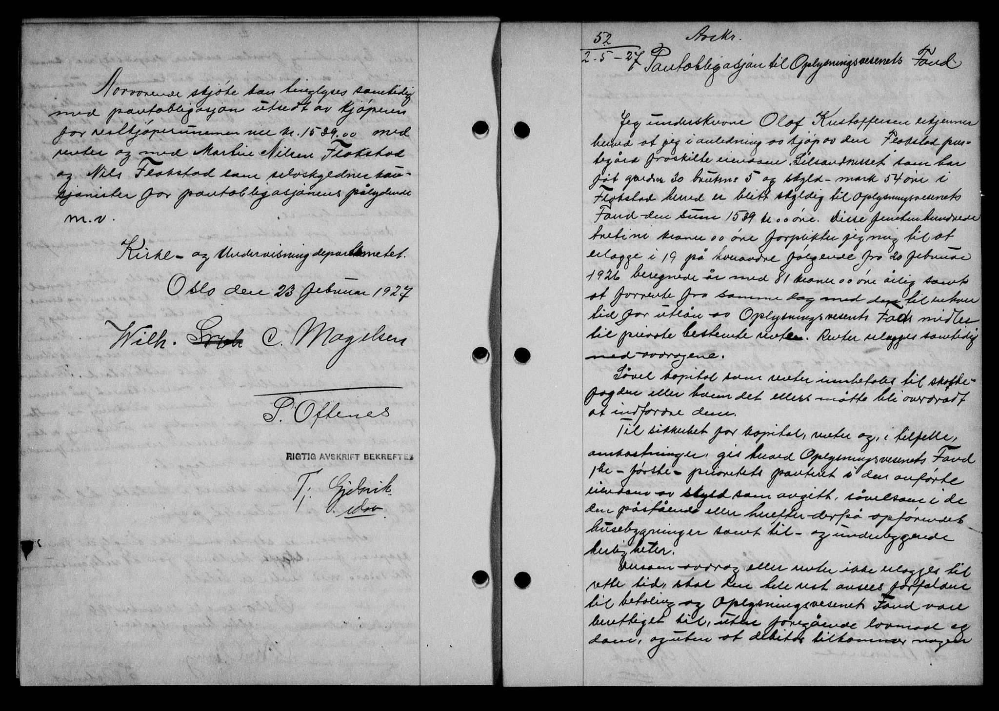 Lofoten sorenskriveri, AV/SAT-A-0017/1/2/2C/L0015b: Mortgage book no. 15b, 1927-1927, Deed date: 02.05.1927