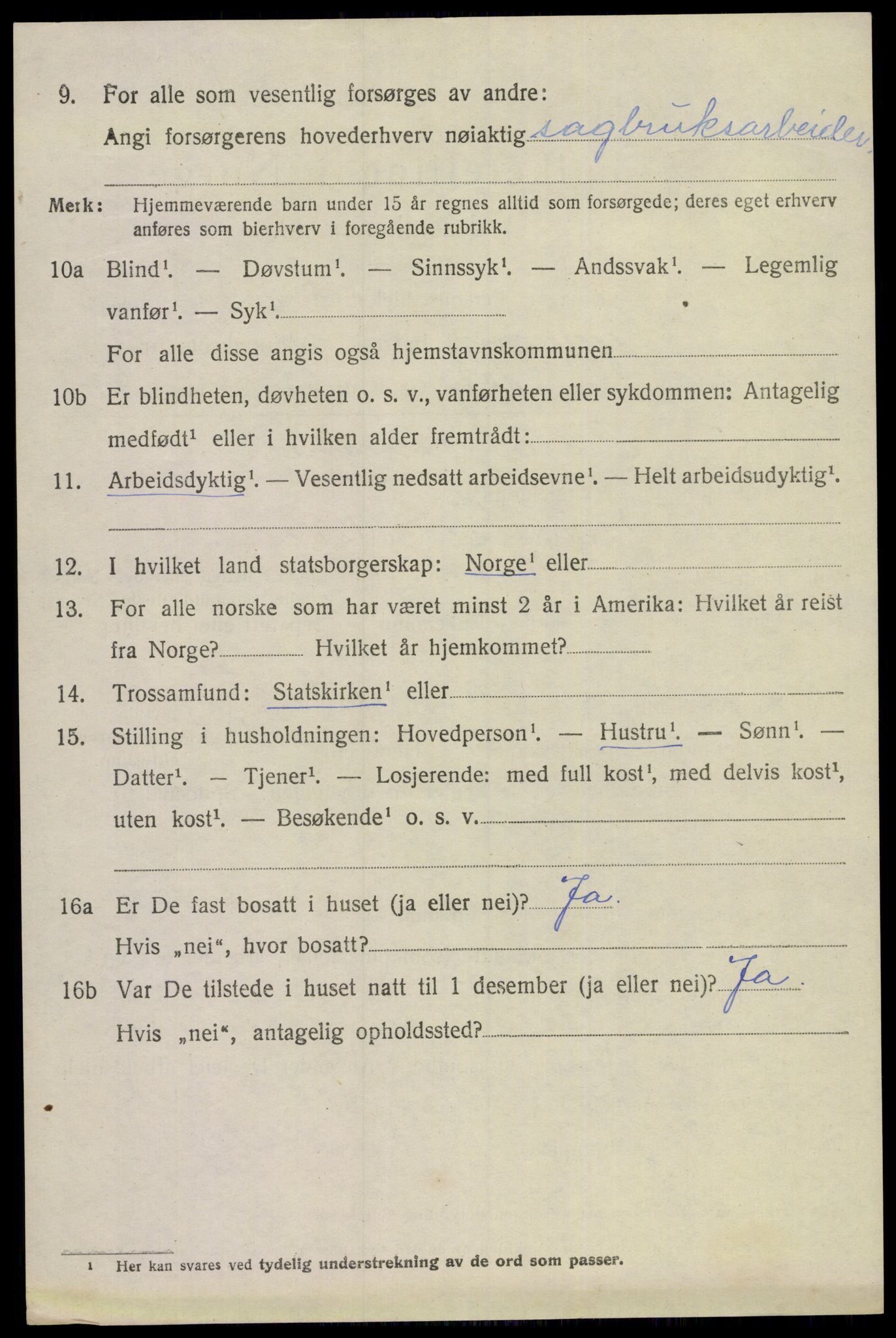 SAKO, 1920 census for Gjerpen, 1920, p. 10773