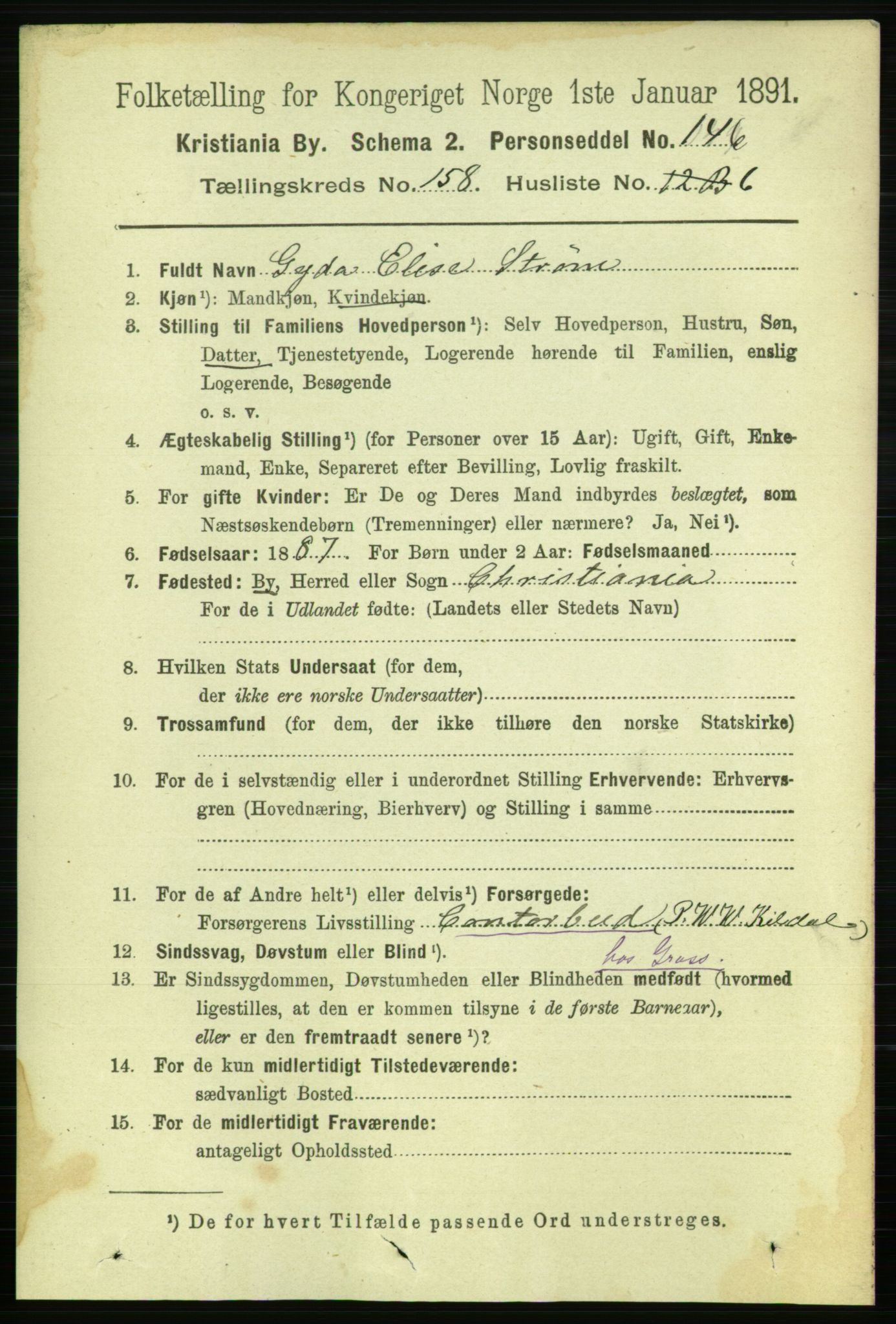 RA, 1891 census for 0301 Kristiania, 1891, p. 89856