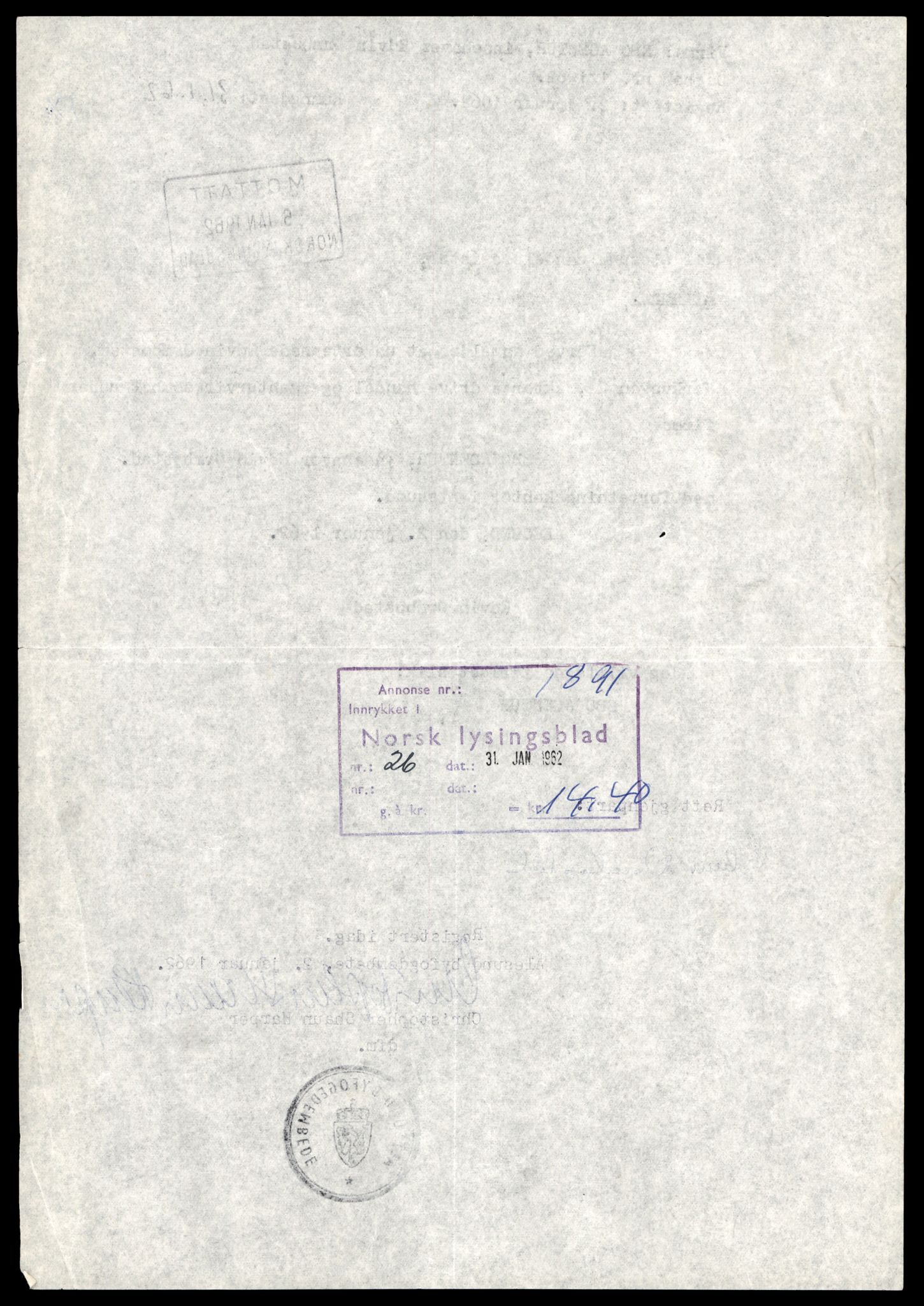 Ålesund sorenskriveri, AV/SAT-A-4383/2/J/Jd/Jde/L0006: Bilag. Enkeltmannsforetak Ebo - Eur, 1936-1987, p. 4