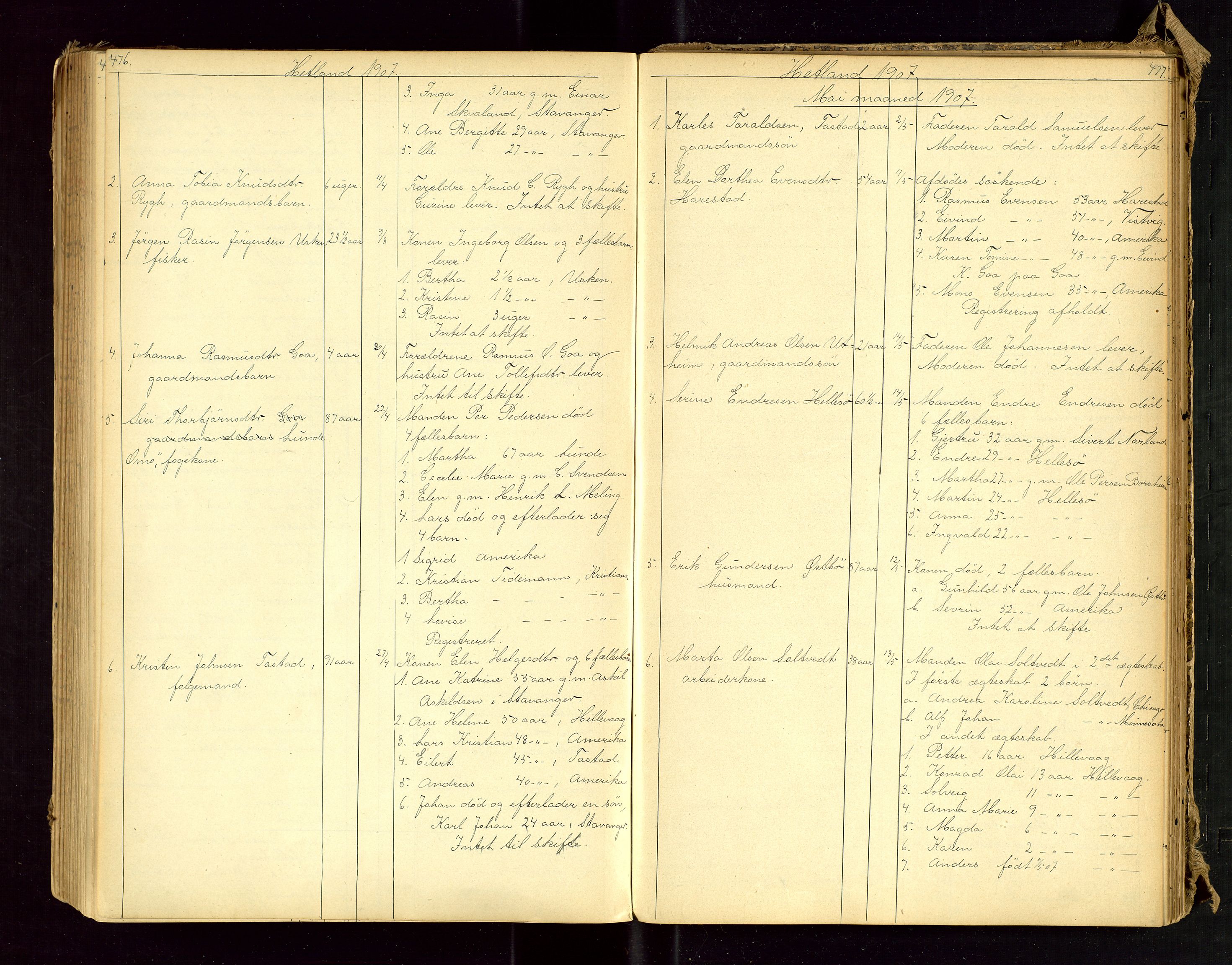 Jæren sorenskriveri, AV/SAST-A-100310/01/5/52/52B/L0002: DØDSFALLPROTOKOLL, 1896-1910, p. 476-477