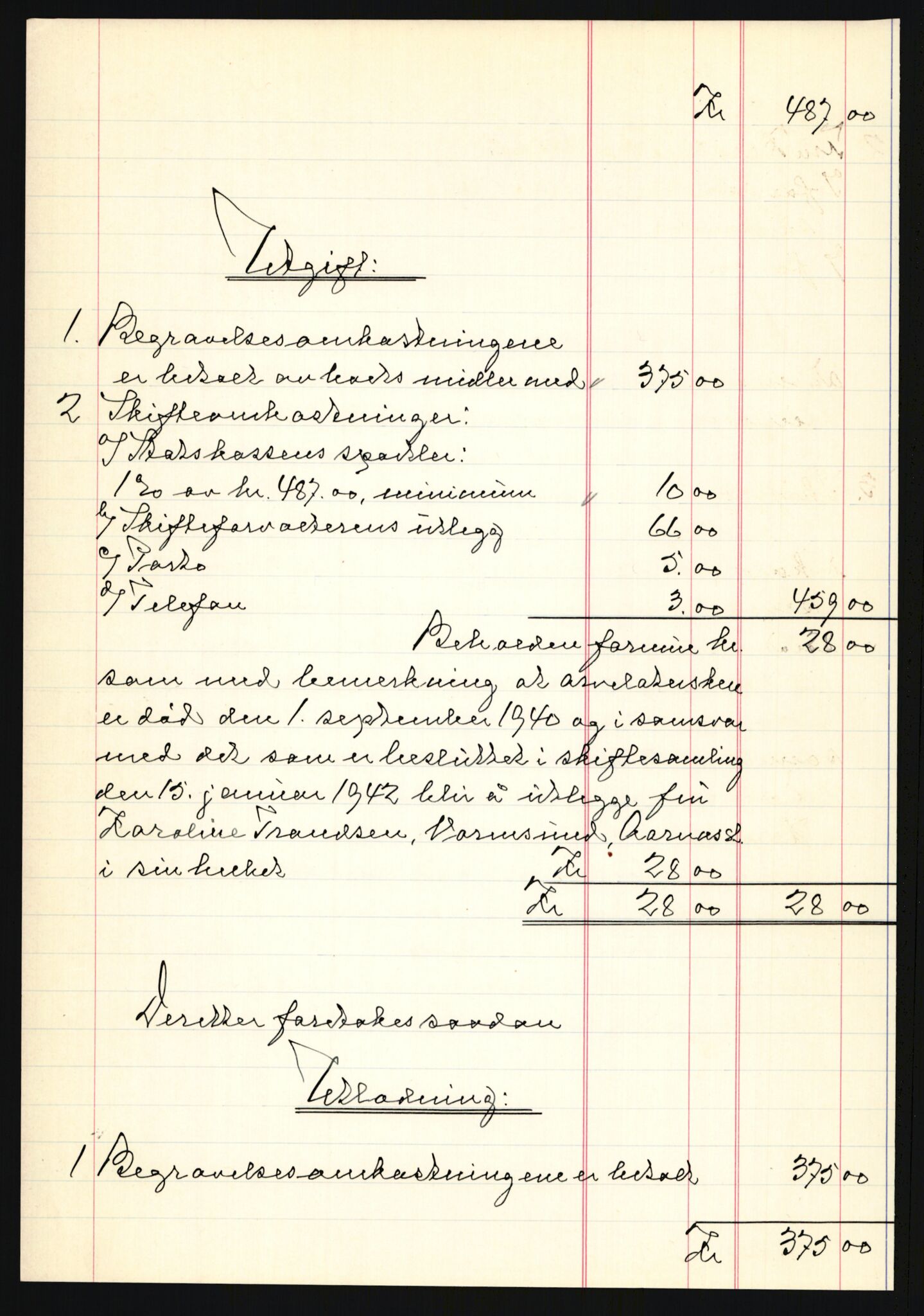 Oslo skifterett, AV/SAO-A-10383/H/Hd/Hdb/L0049: Skifteutlodningsprotokoll - avd. I, 1942