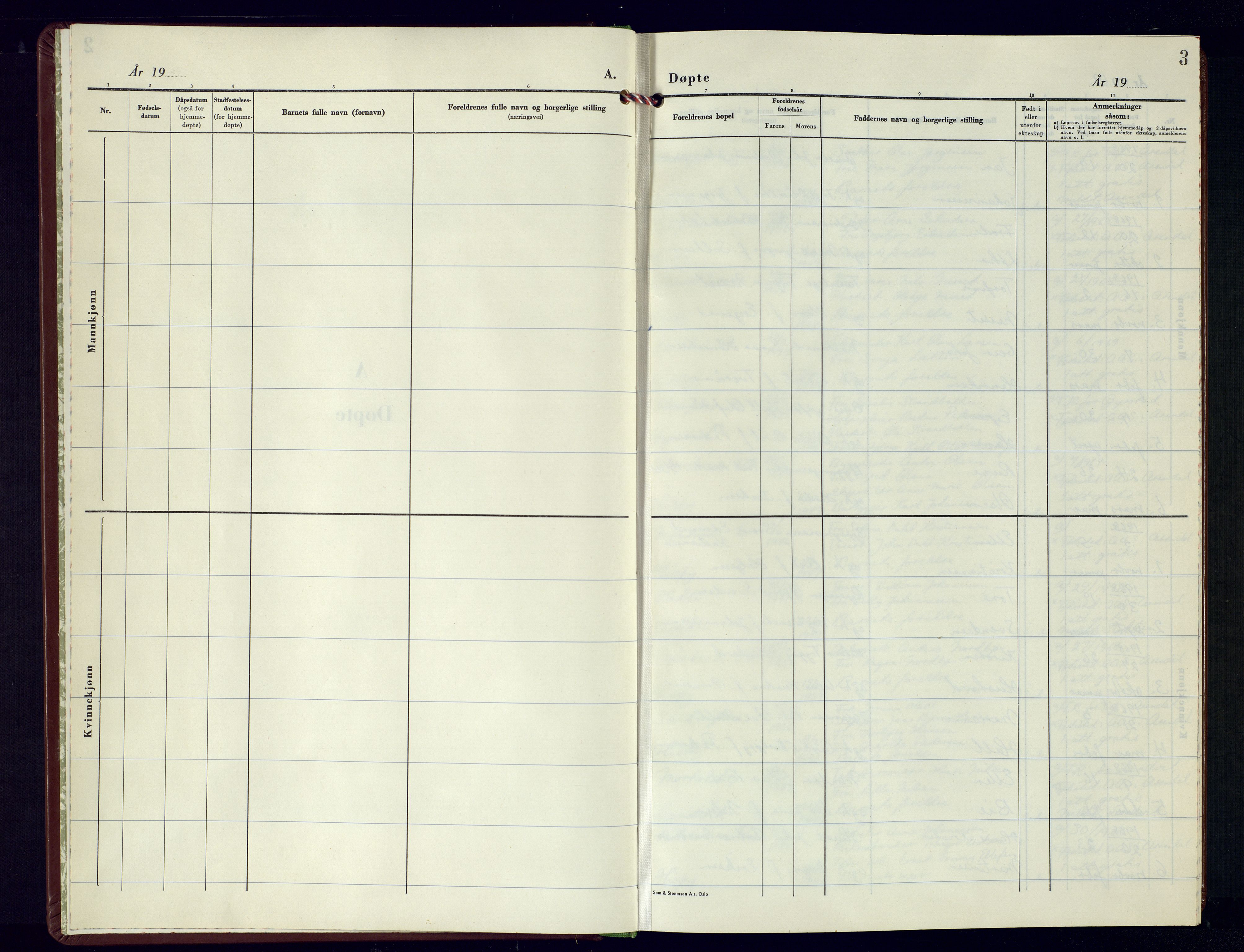 Hisøy sokneprestkontor, AV/SAK-1111-0020/F/Fb/L0007: Parish register (copy) no. B-7, 1969-1970, p. 3